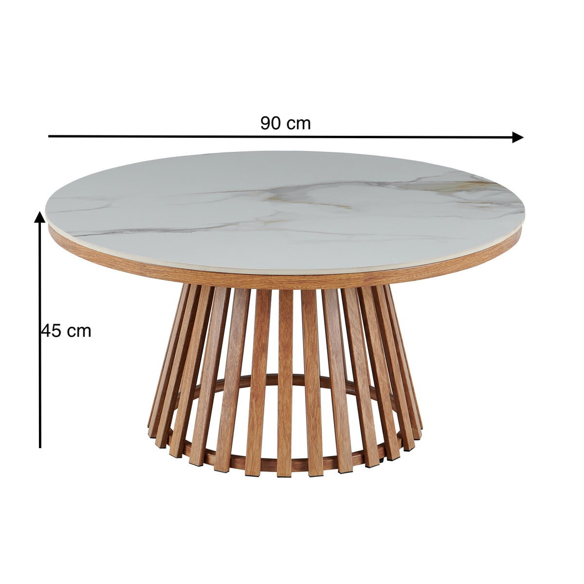 Mesa De Centro Donato Natural Claro Sint