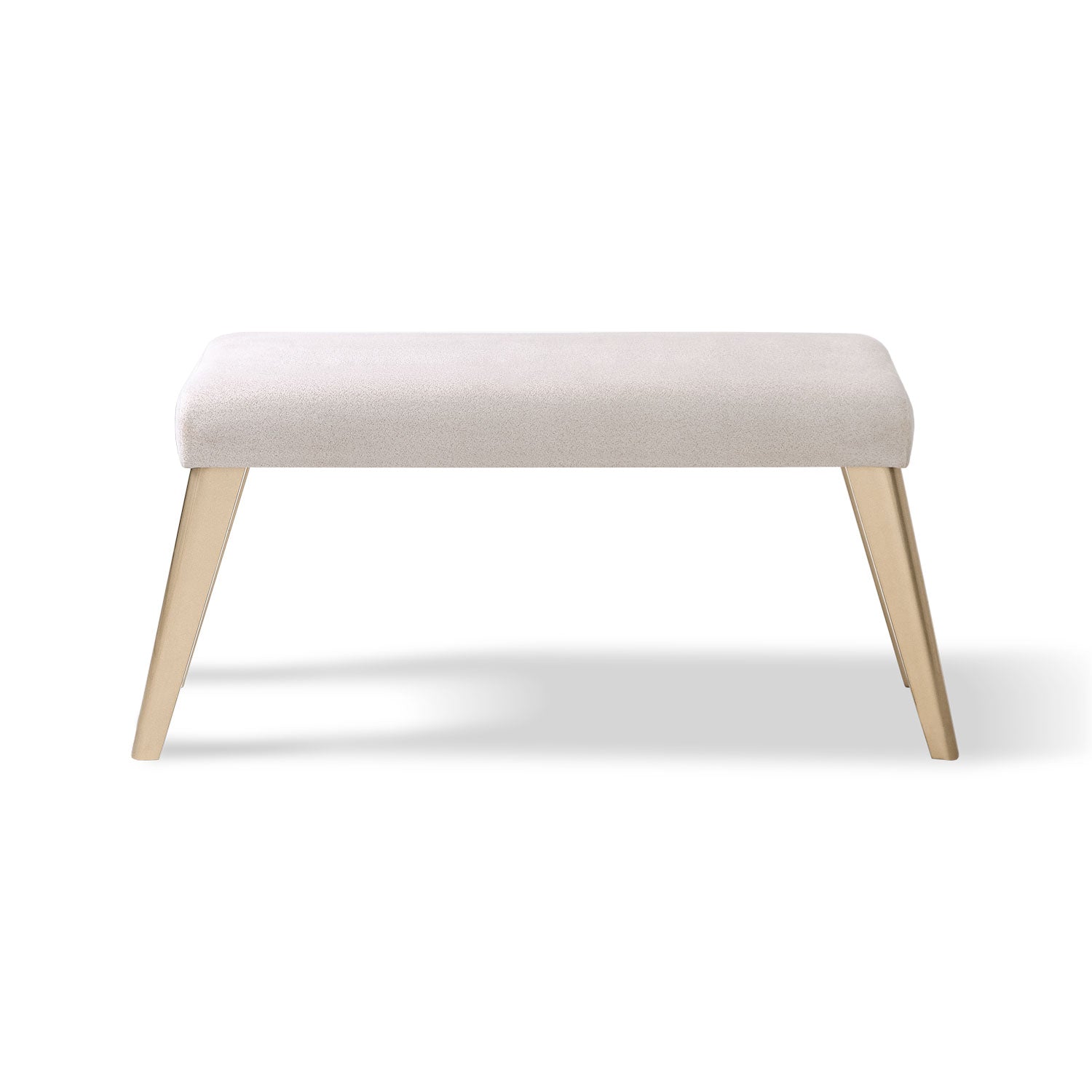 Comedor 4 Puestos Murano Velvet Serena Crema, Champaña Banca