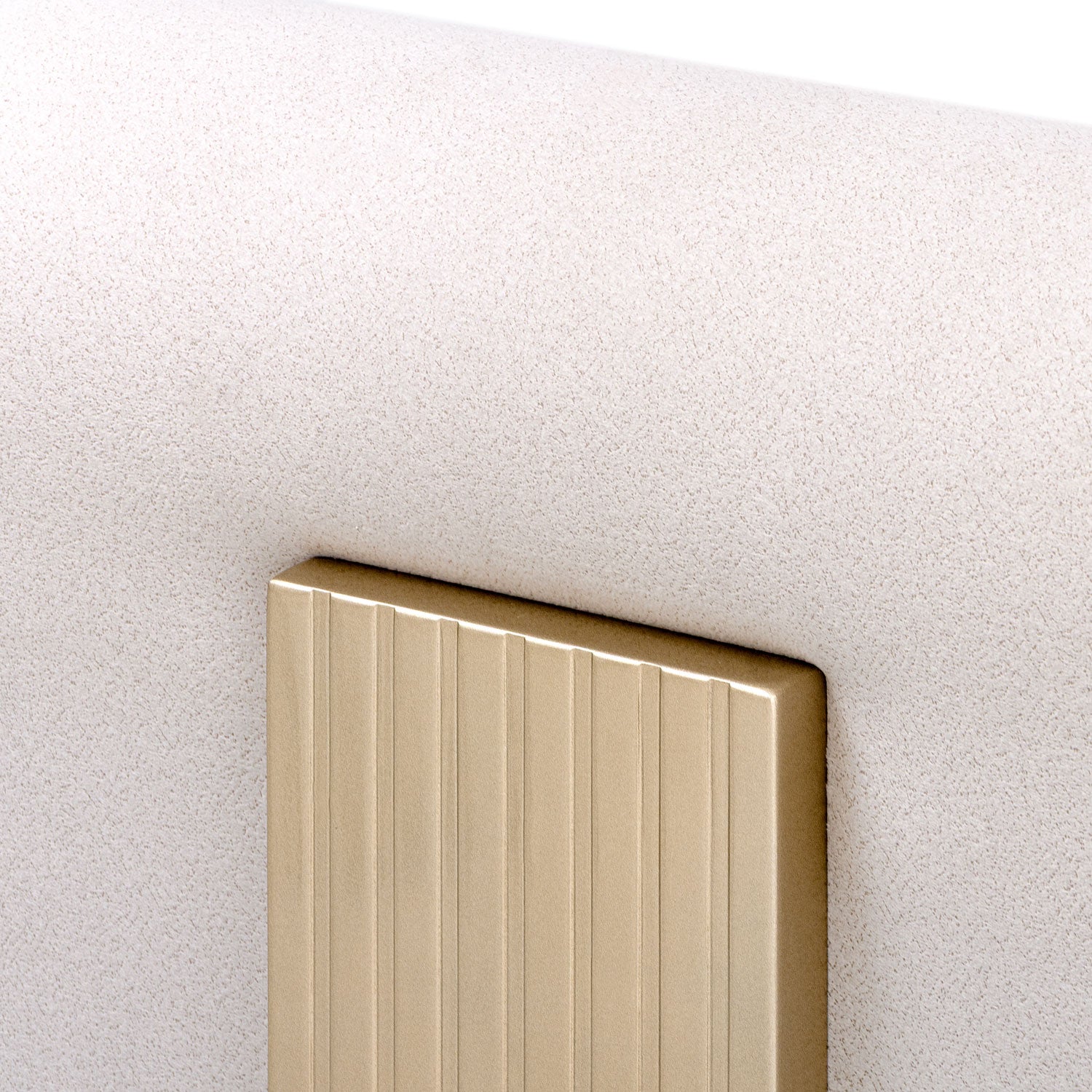 Poltrona Murano Velvet Serena Crema, Champaña