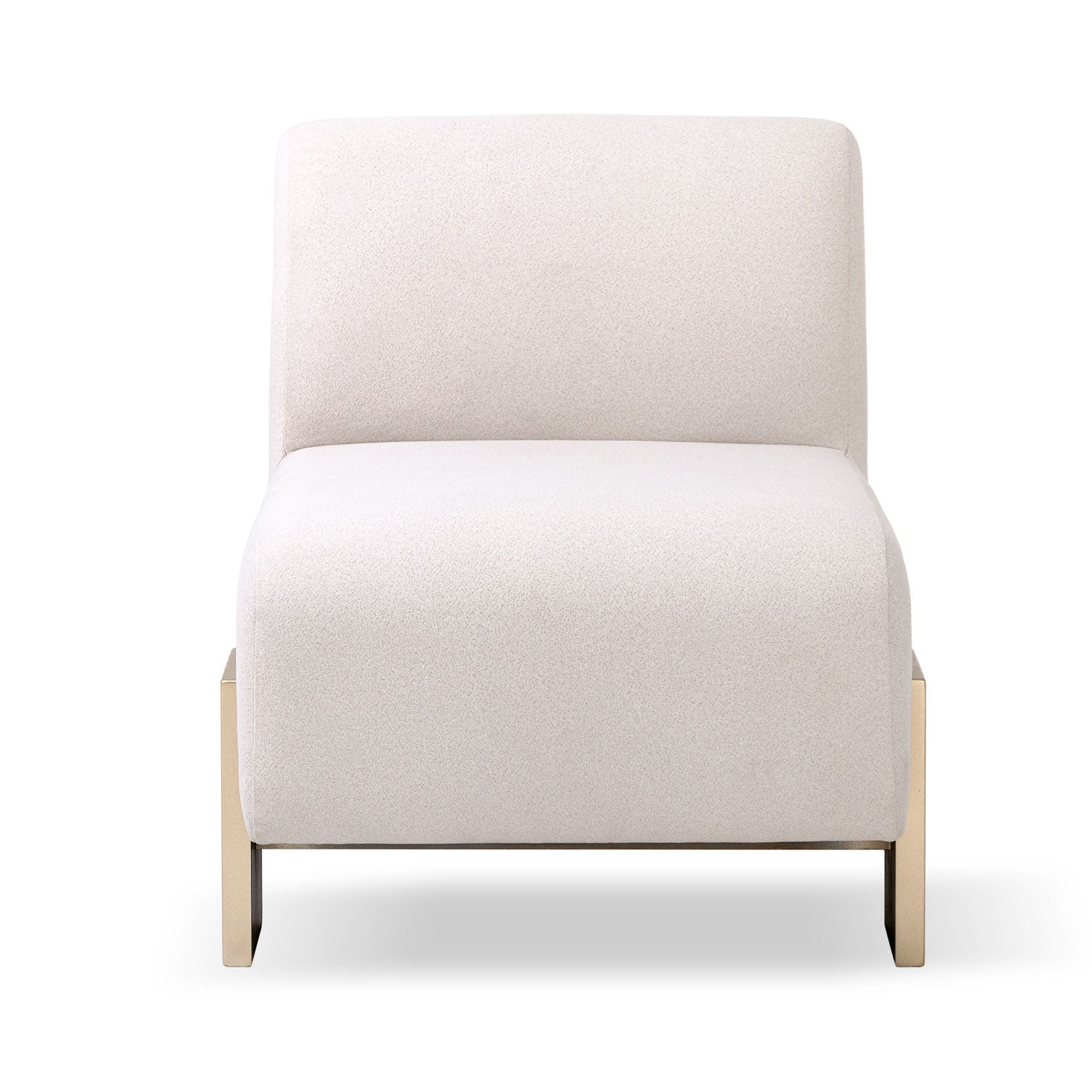 Poltrona Murano Velvet Serena Crema, Champaña