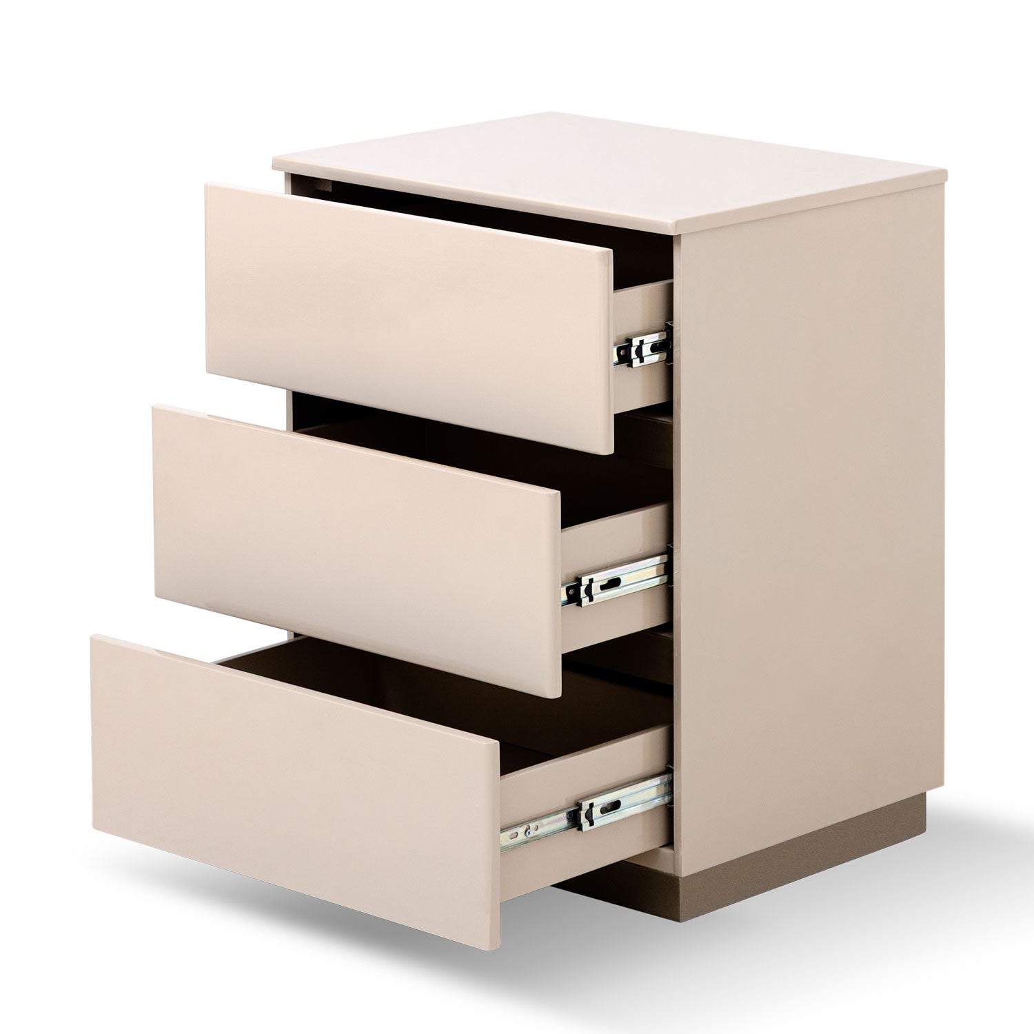 Mesa de Noche Harrison Latte, Taupe Perla