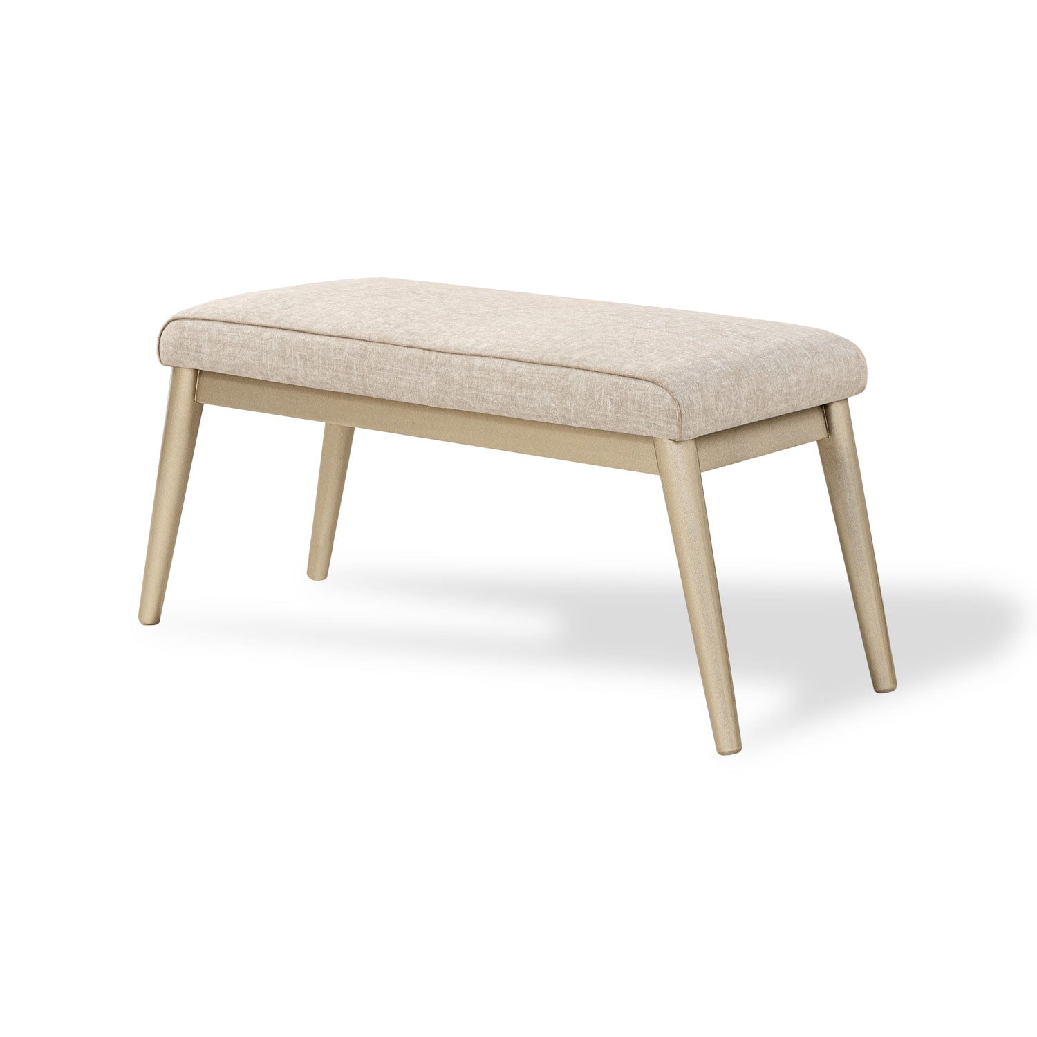 Comedor 6 Puestos Luma Velvet Idilio Beige, Champaña Banca