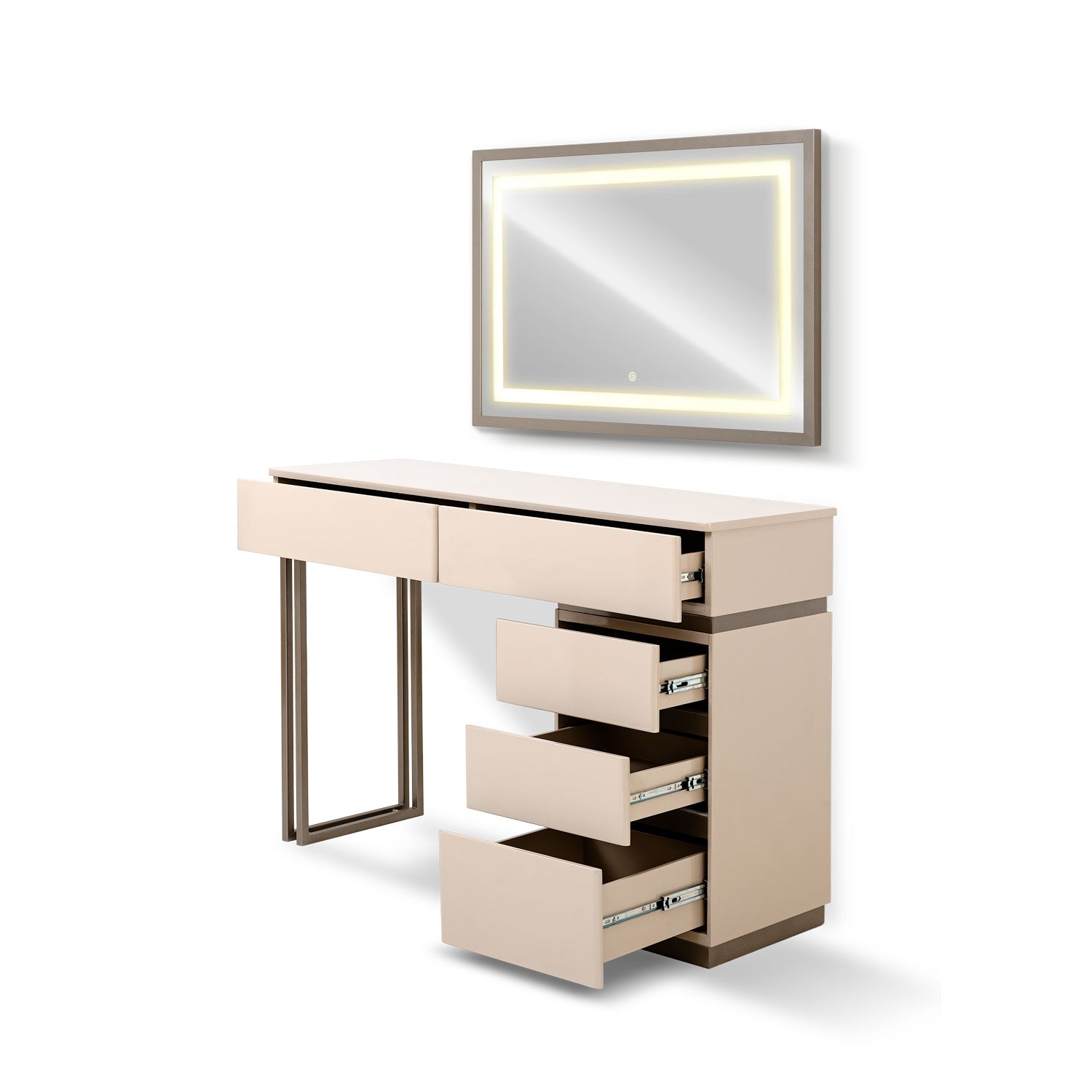 Tocador Harrison Latte, Taupe Perla