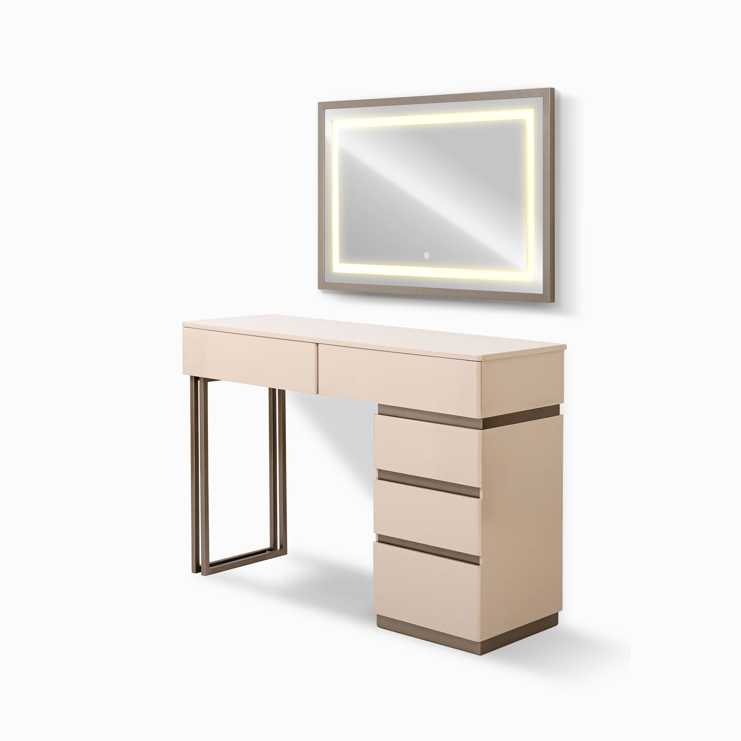 Tocador Harrison Latte, Taupe Perla