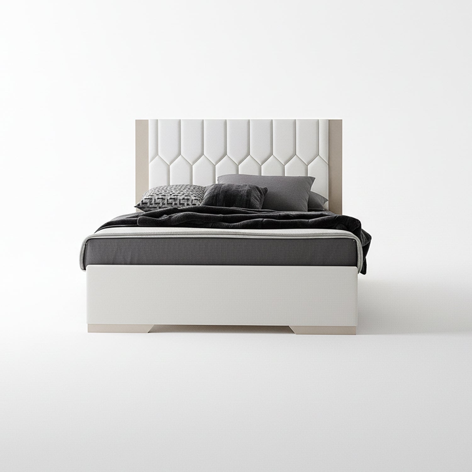Cama Queen Orus Premier Perla, Champaña