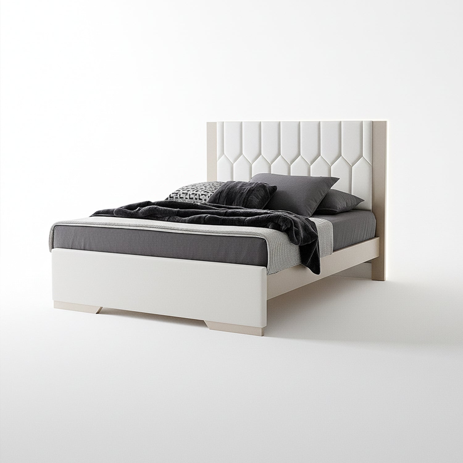 Cama Queen Orus Premier Perla, Champaña