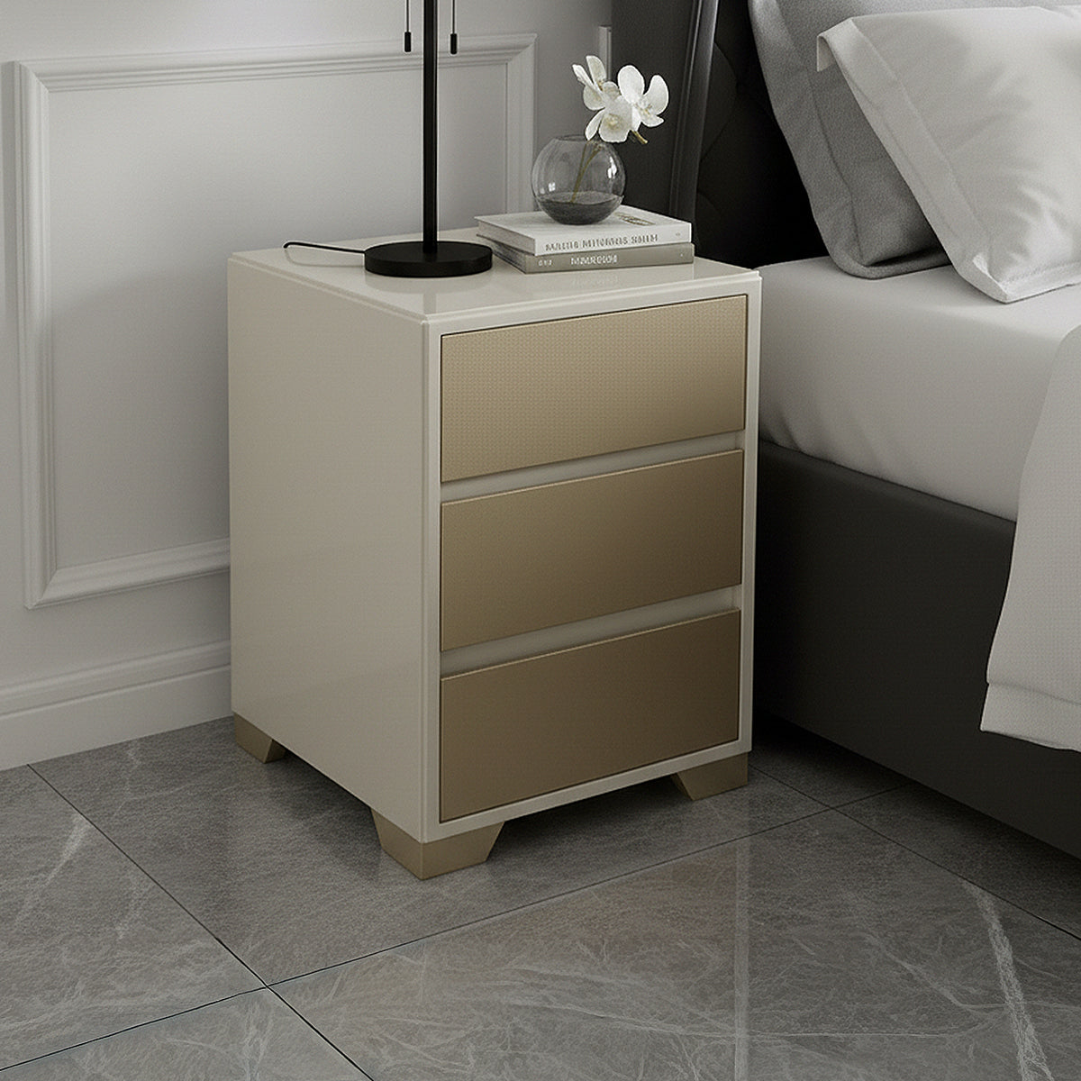 Alcoba Queen Orus Eurolino Premier Perla, Natural