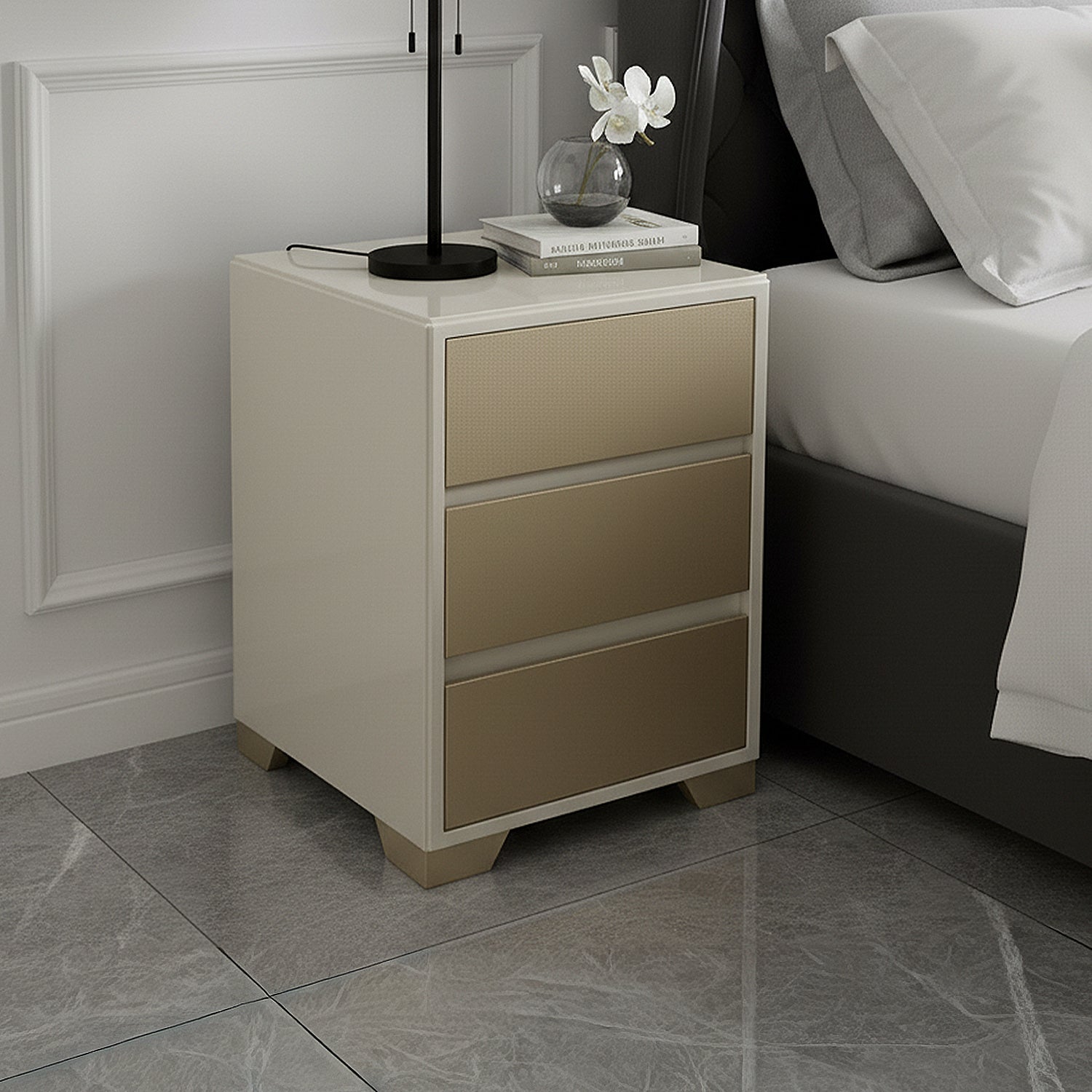 Alcoba Queen Orus Eurolino Premier Perla, Natural