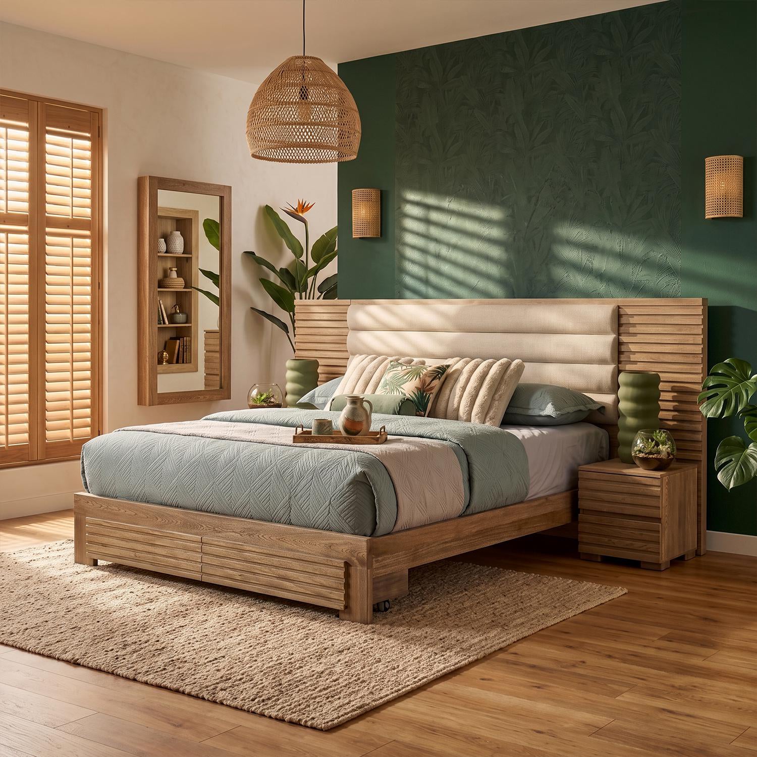 Alcoba 2.00 Misuri Eurolino Marfil, Natural