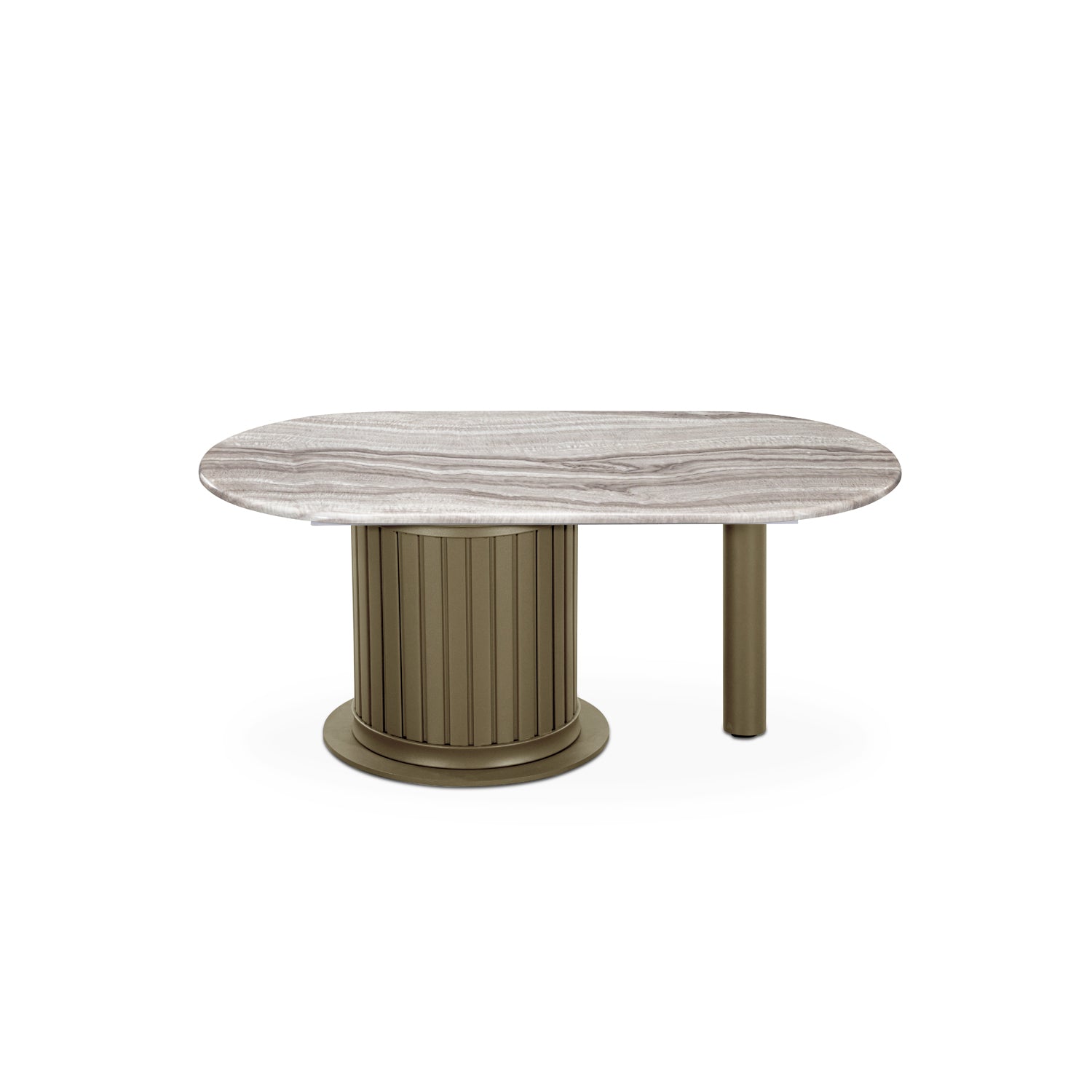 Mesa De Centro Dafne Champaña, Sinterizado