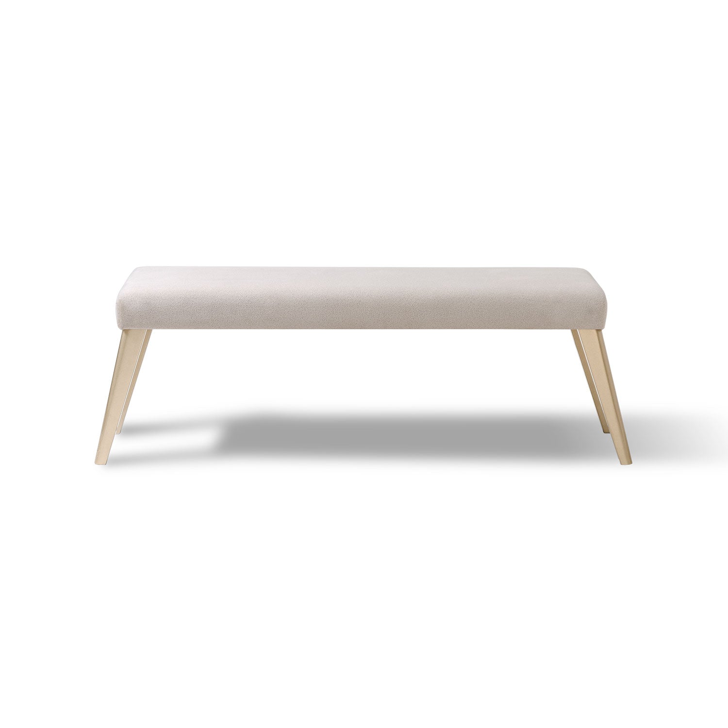 Comedor 6 Puestos Murano Velvet Serena Crema, Champaña Banca