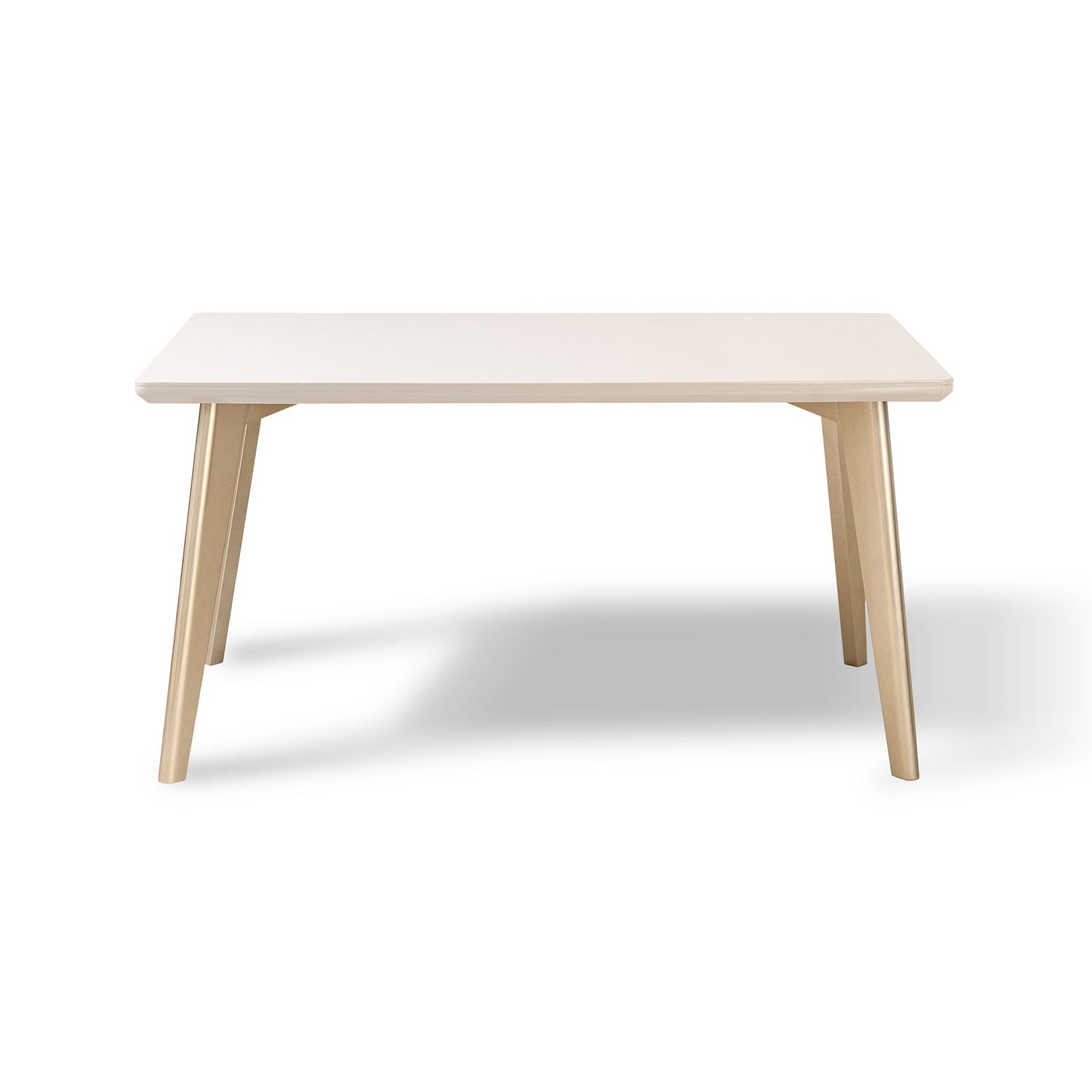 Comedor 6 Puestos Murano Velvet Serena Crema, Champaña Banca