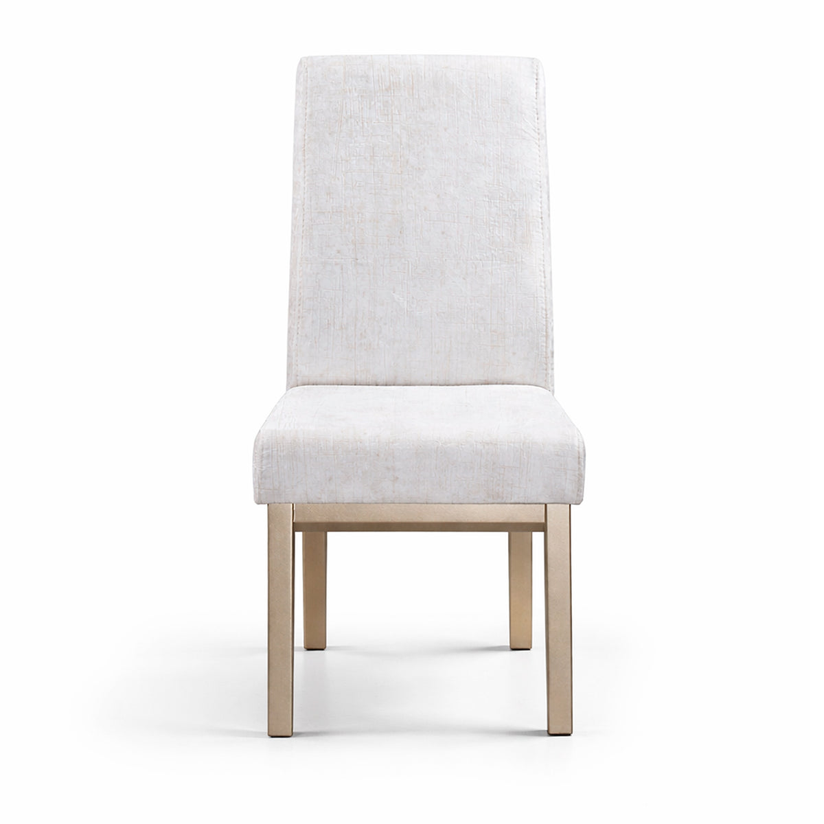 Comedor 4 Puestos Walcot Estocolmo Blanco, Champaña 4 Sillas