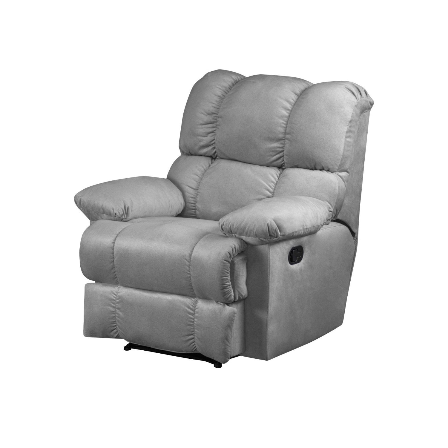 Sillón Reclinable Curitiba Microfibra Ibiza Plata
