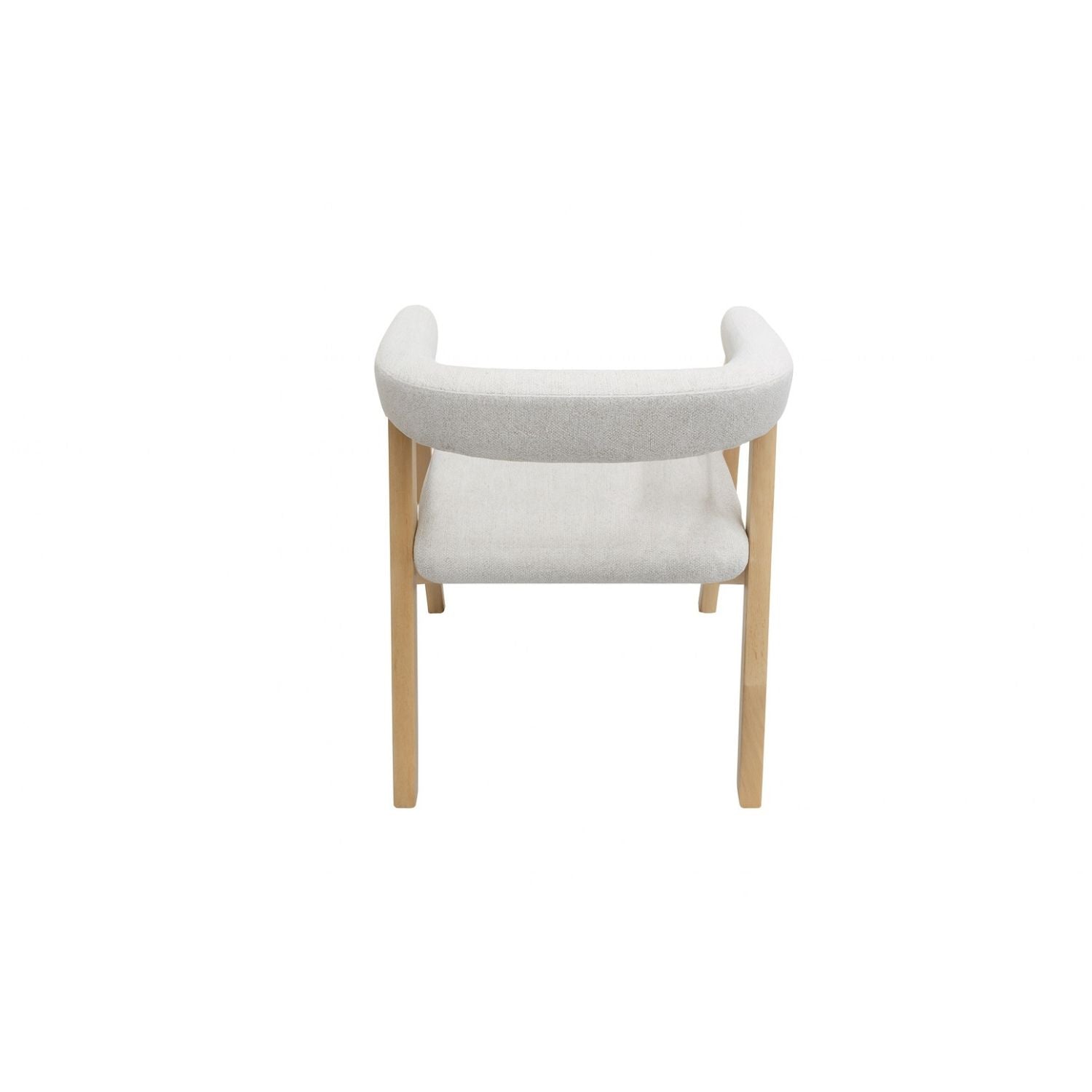 Comedor 4 Puestos Toronto Velvet Beige, Natural