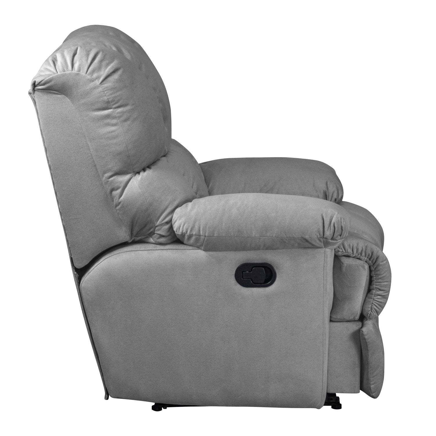 Sillón Reclinable Curitiba Microfibra Ibiza Plata