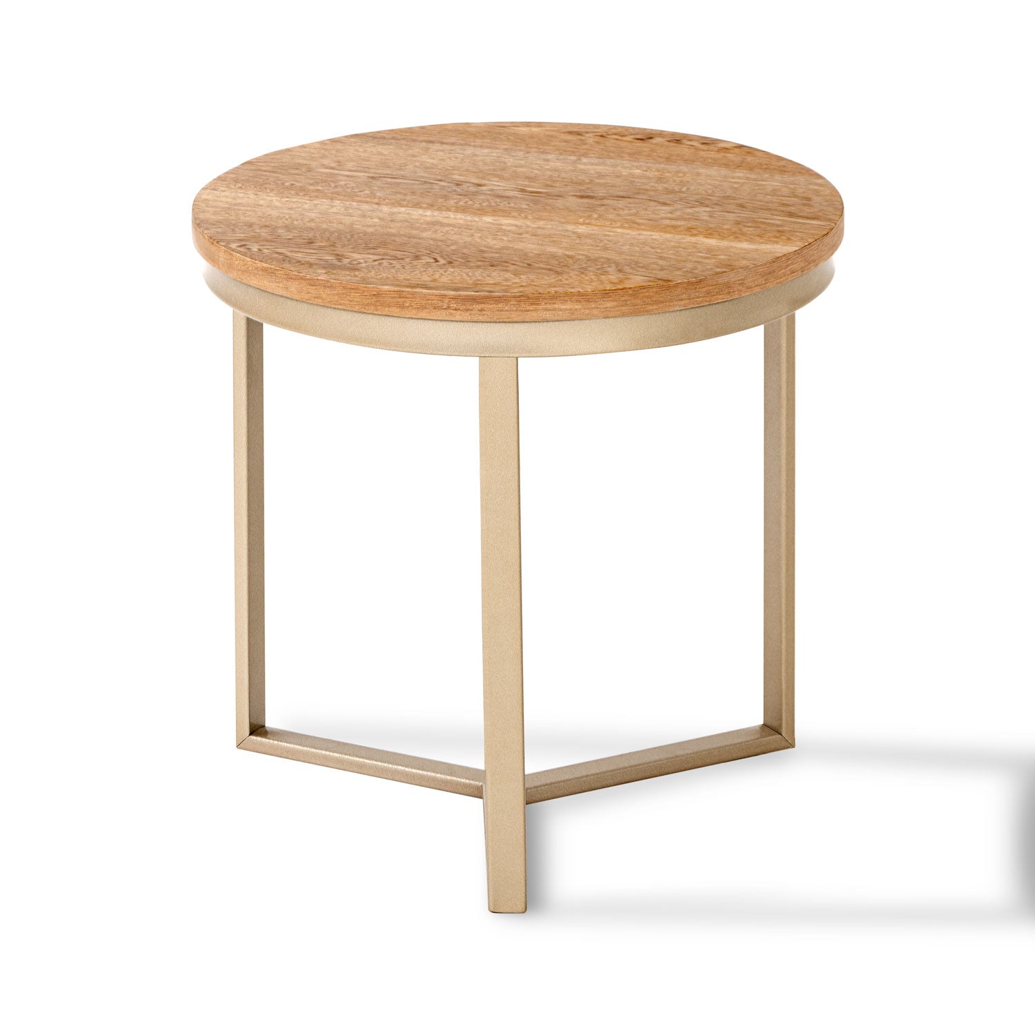 Mesa de Centro Luma 45 Natural, Champaña