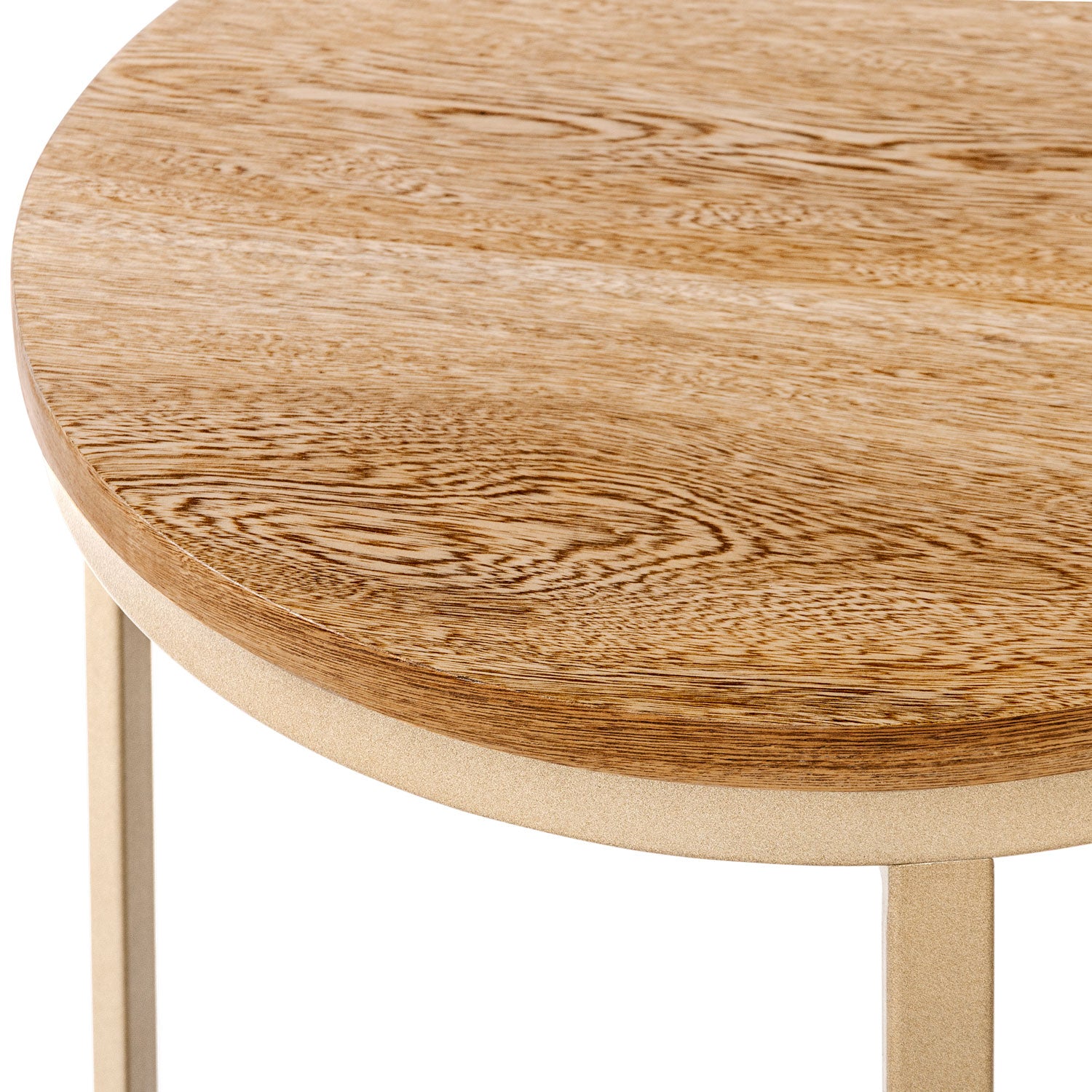 Mesa de Centro Luma 45 Natural, Champaña