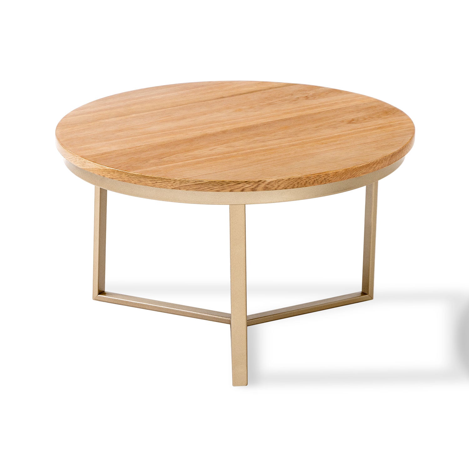 Mesa de Centro Luma 60 Natural, Champaña