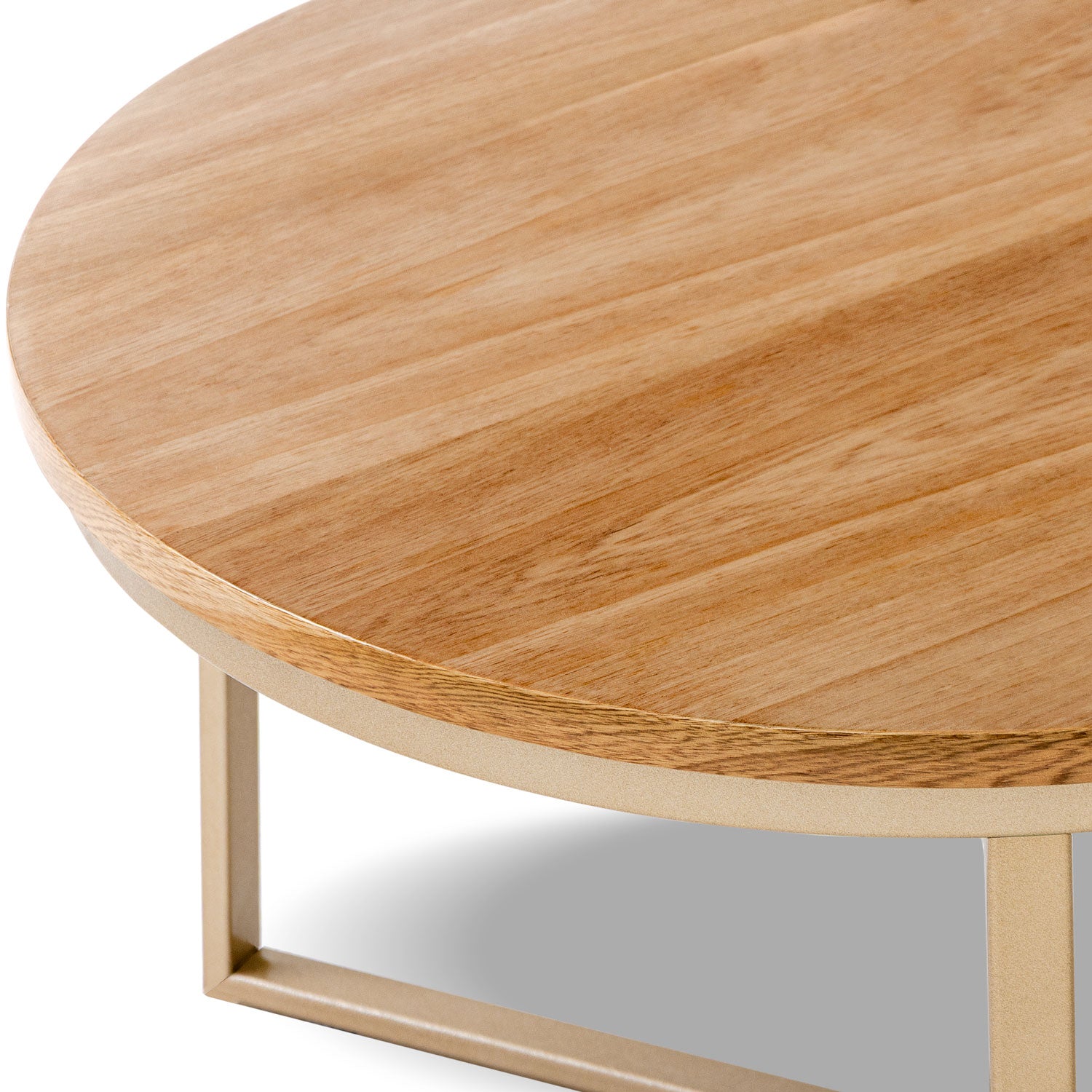 Mesa de Centro Luma 60 Natural, Champaña