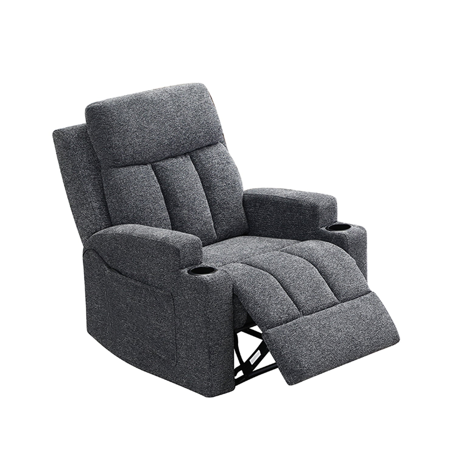 Sillón Reclinable Omega Chenille Plomo