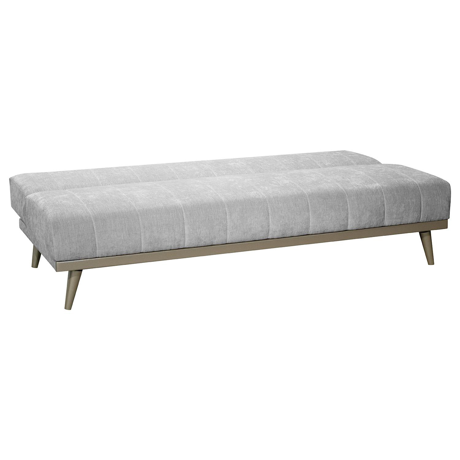 Sofá Cama Denzel Chenille Ainoa Plata, Champaña