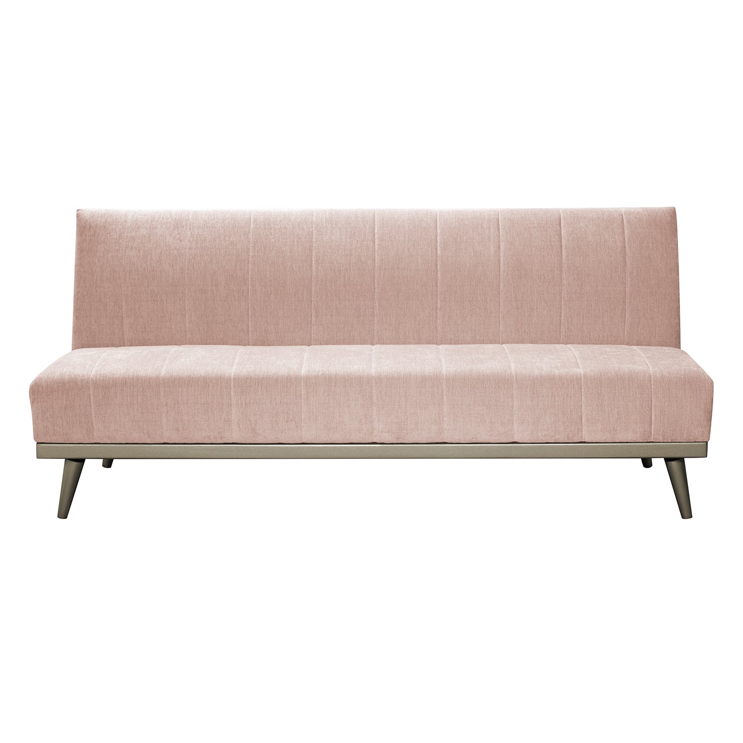 Sofá Cama Denzel Chenille Ainoa Rosa, Champaña