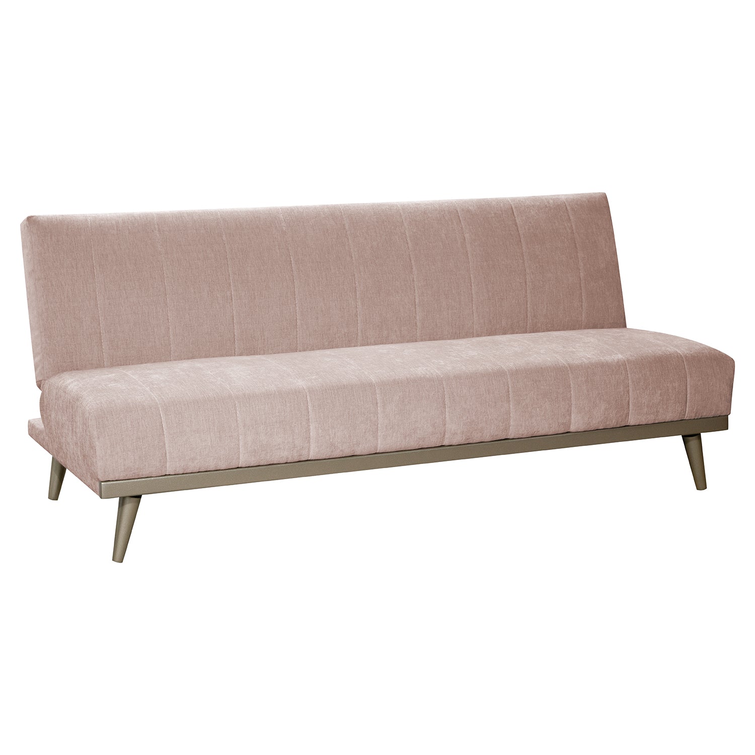 Sofá Cama Denzel Chenille Ainoa Rosa, Champaña