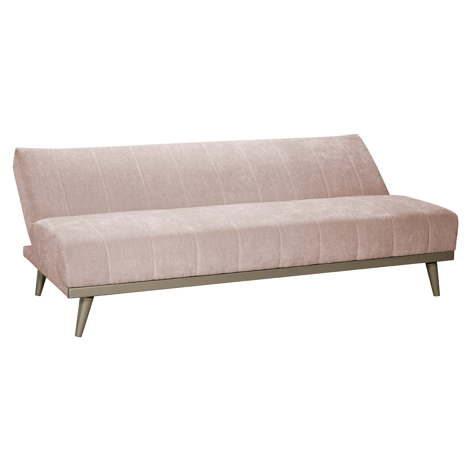 Sofá Cama Denzel Chenille Ainoa Rosa, Champaña