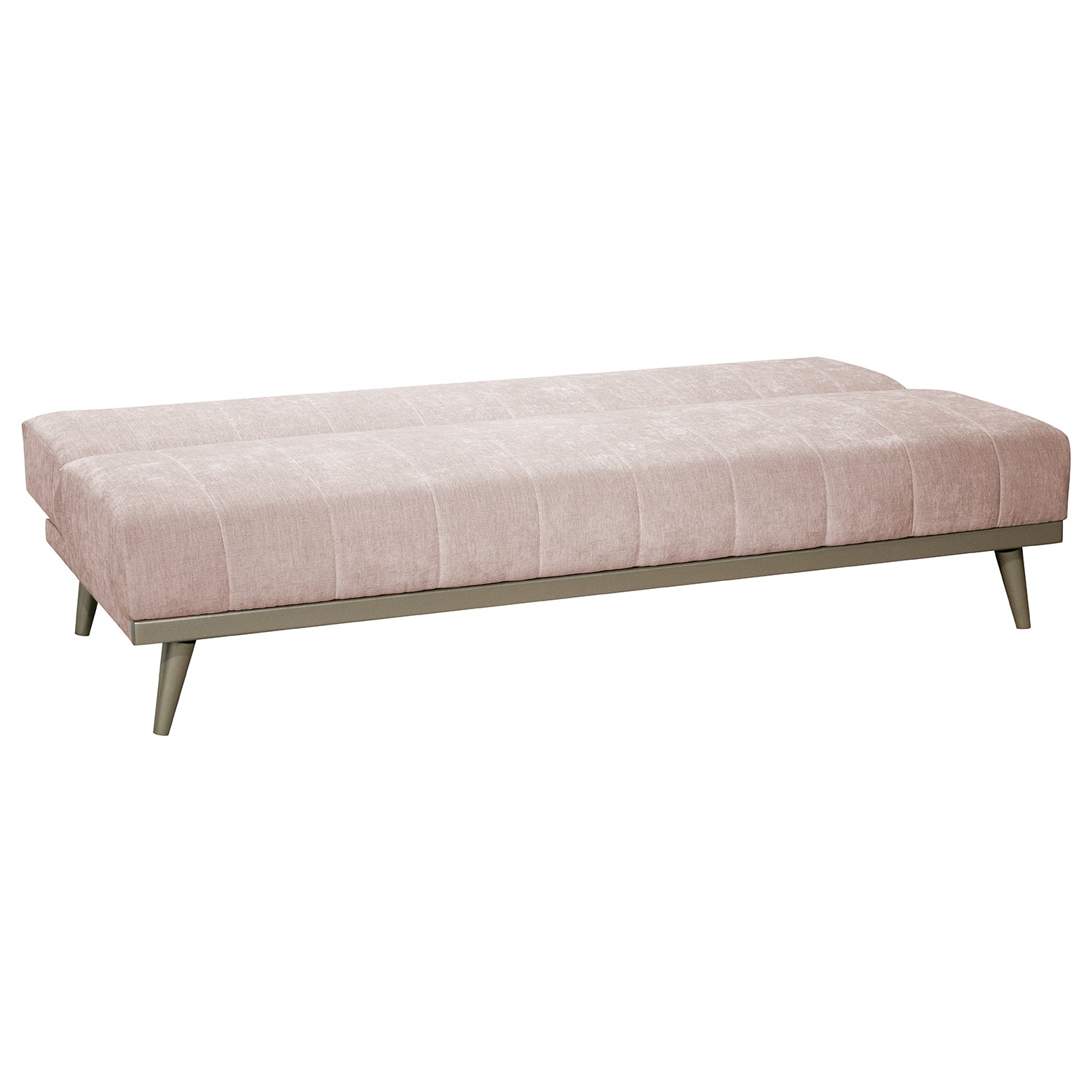 Sofá Cama Denzel Chenille Ainoa Rosa, Champaña