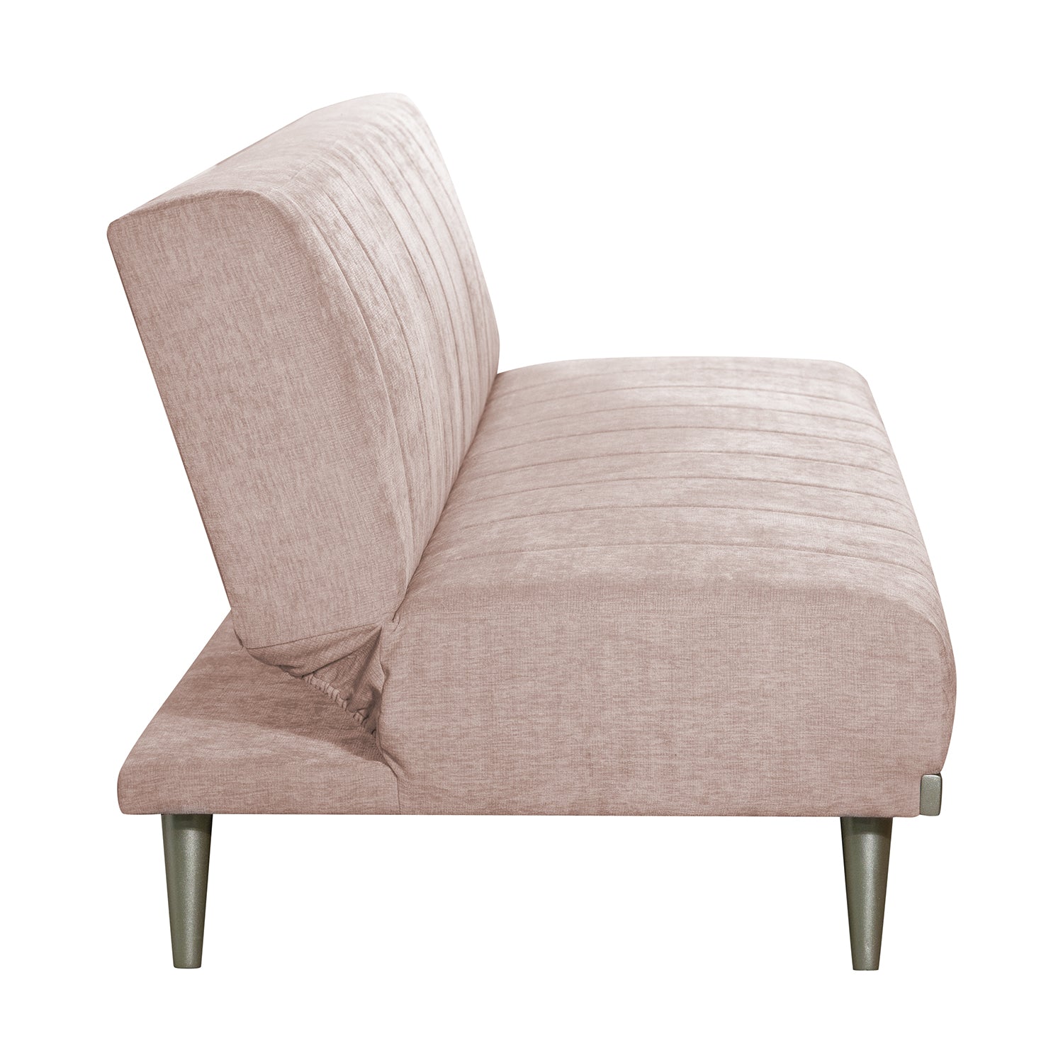 Sofá Cama Denzel Chenille Ainoa Rosa, Champaña