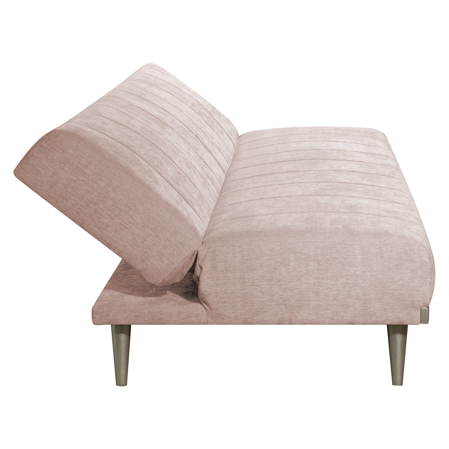 Sofá Cama Denzel Chenille Ainoa Rosa, Champaña