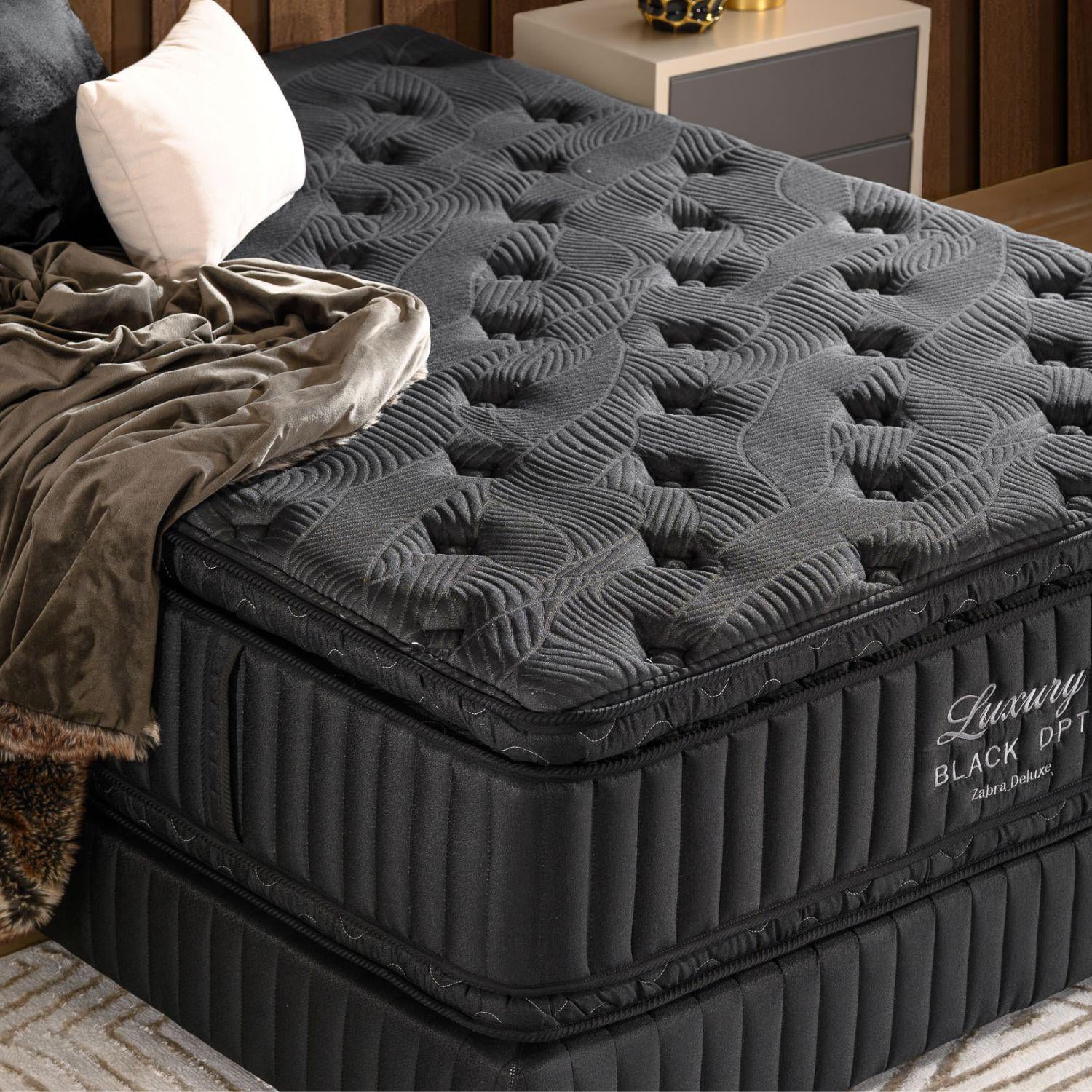 Colchón Doble Luxury Black Doble Pilow Top