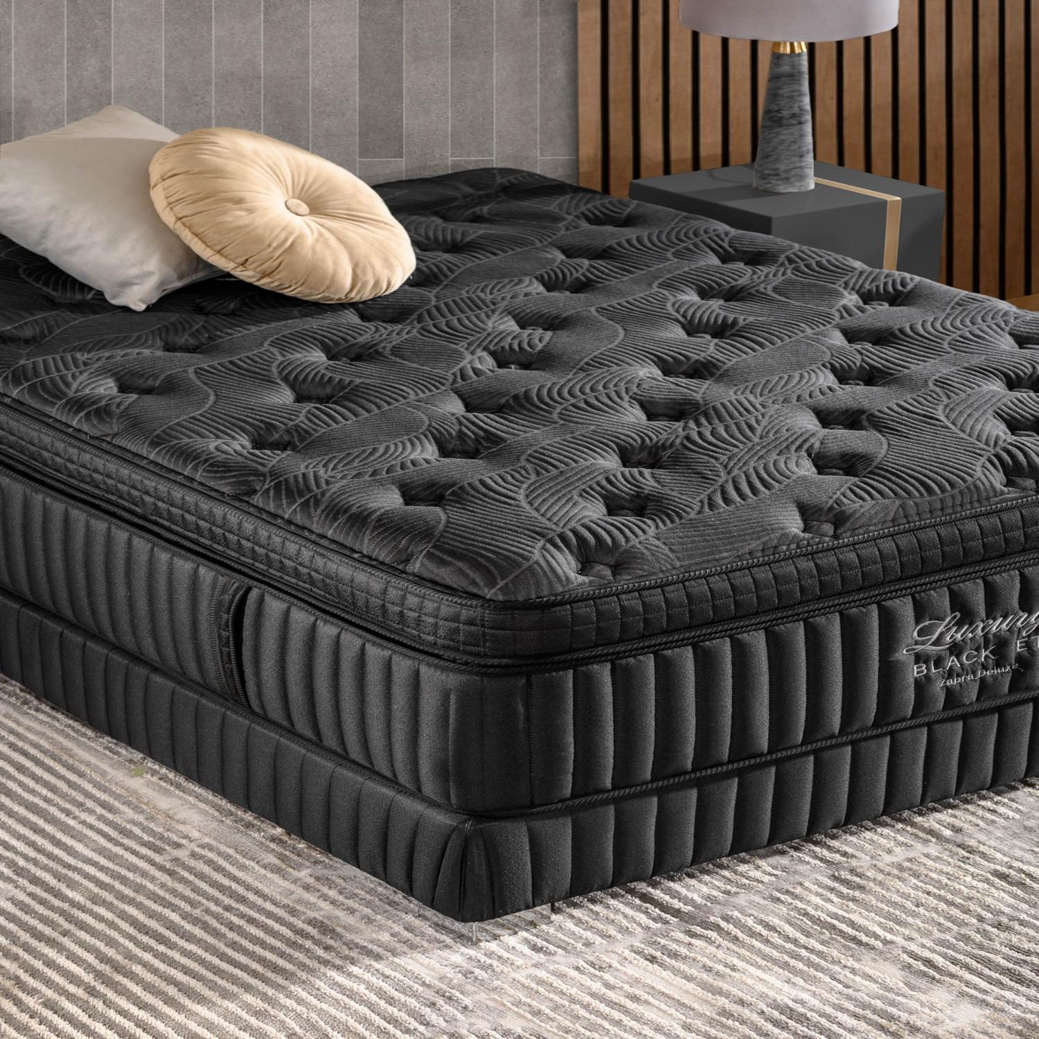 Colchón Doble Luxury Black Euro Top