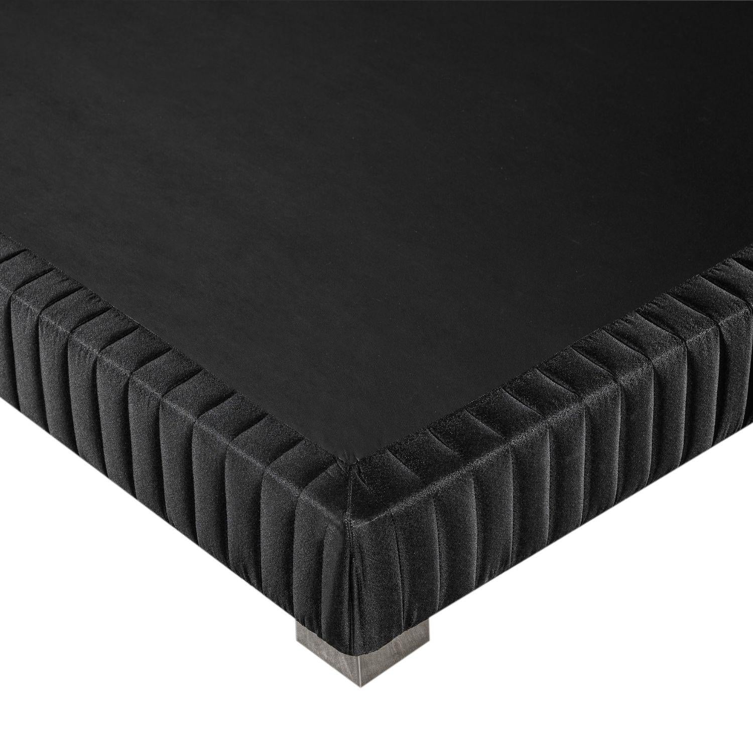 Base Cama Semi Doble Luxury Black