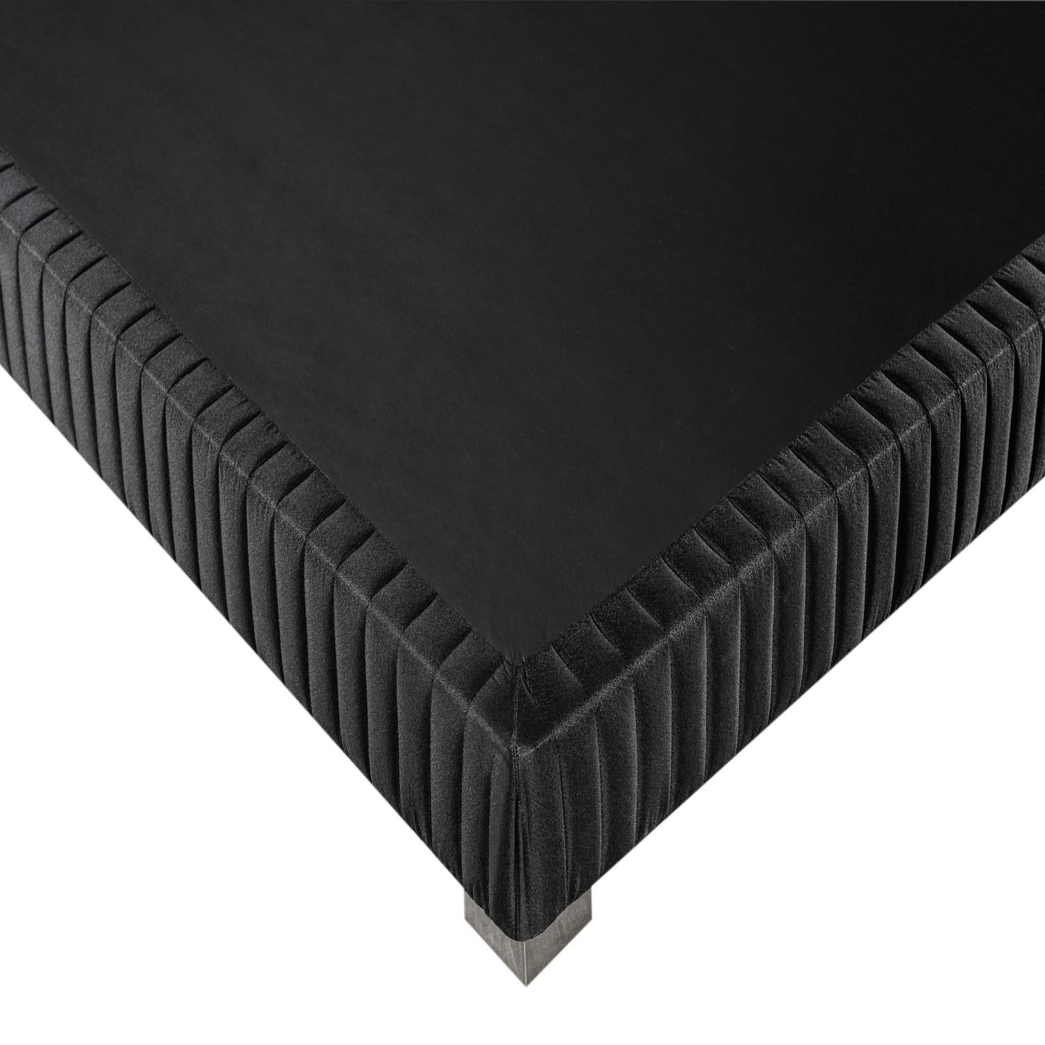 Base Cama Doble Par Luxury Black