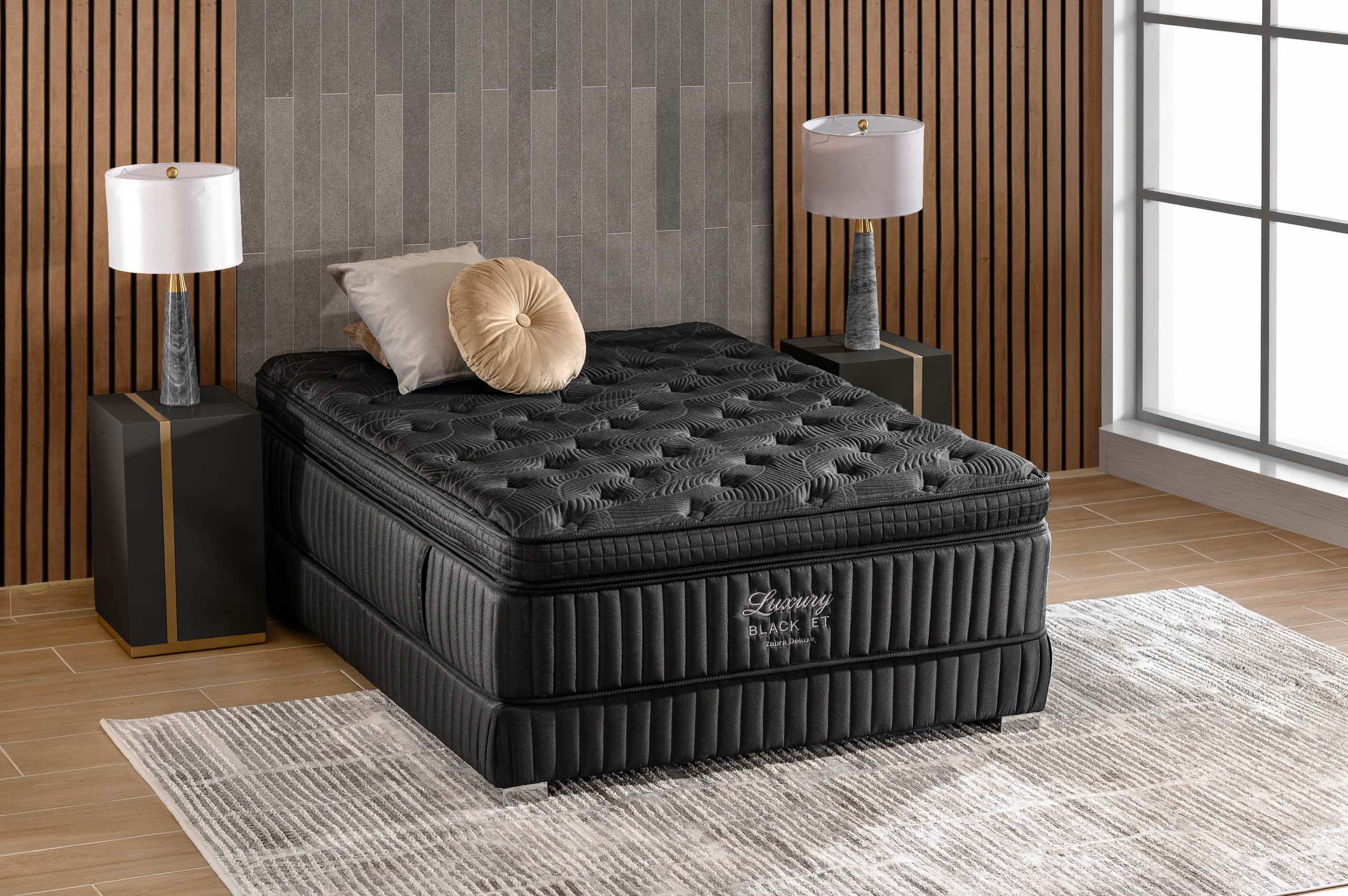 Base Cama Queen Luxury Black