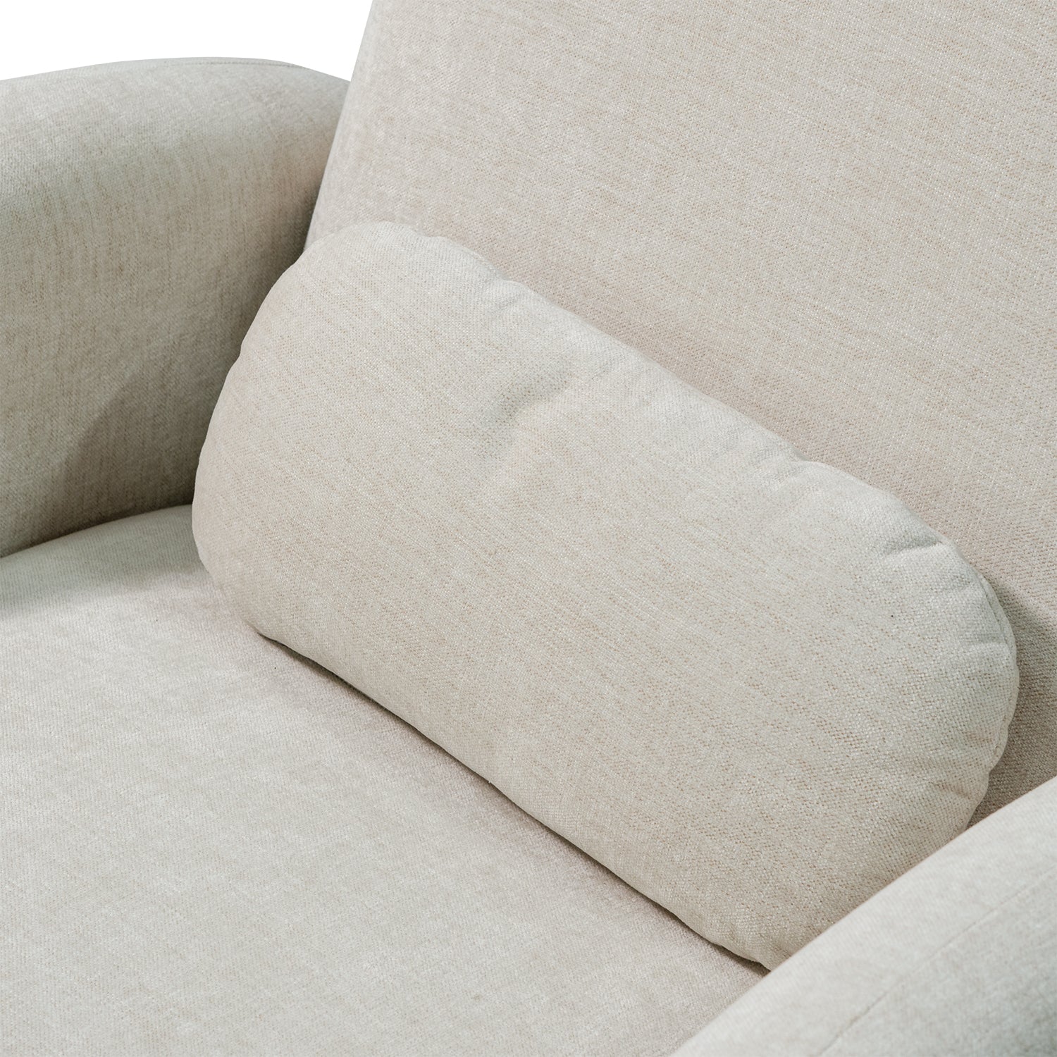 Silla Reclinable Ellis Chenille Touch Almendra Mecedora
