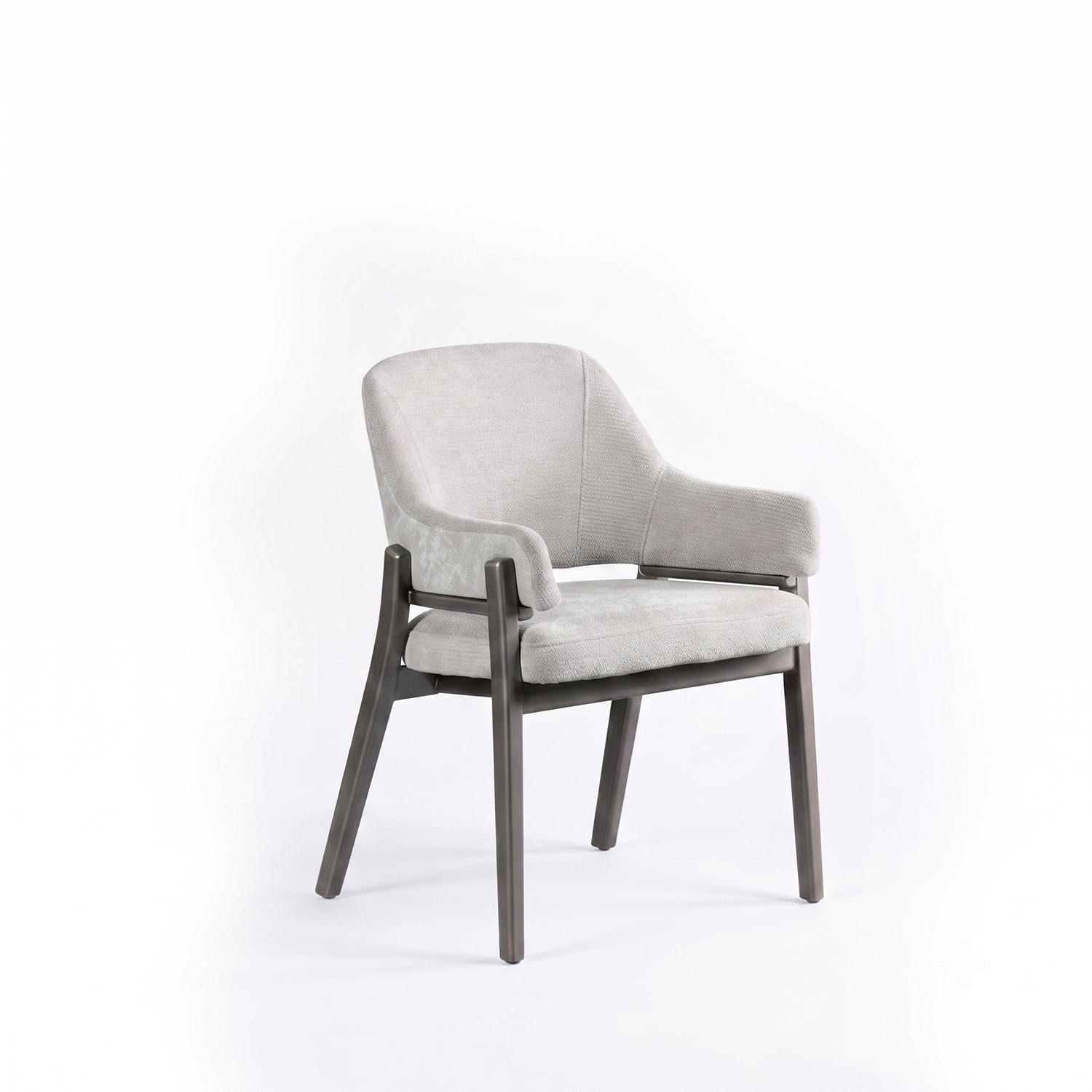Comedor 6 Puestos Fendi Boucle Almendra, Taupe Perla