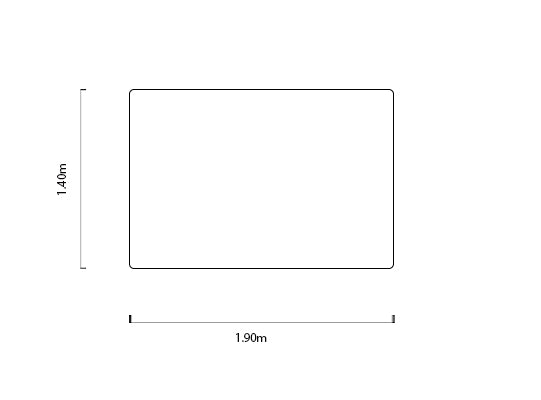 Base Cama Doble Harrison Microfibra Beige