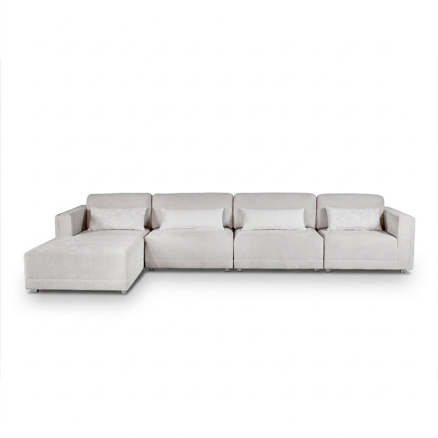 Sala Funcional Luzati Chenille Impetu Beige