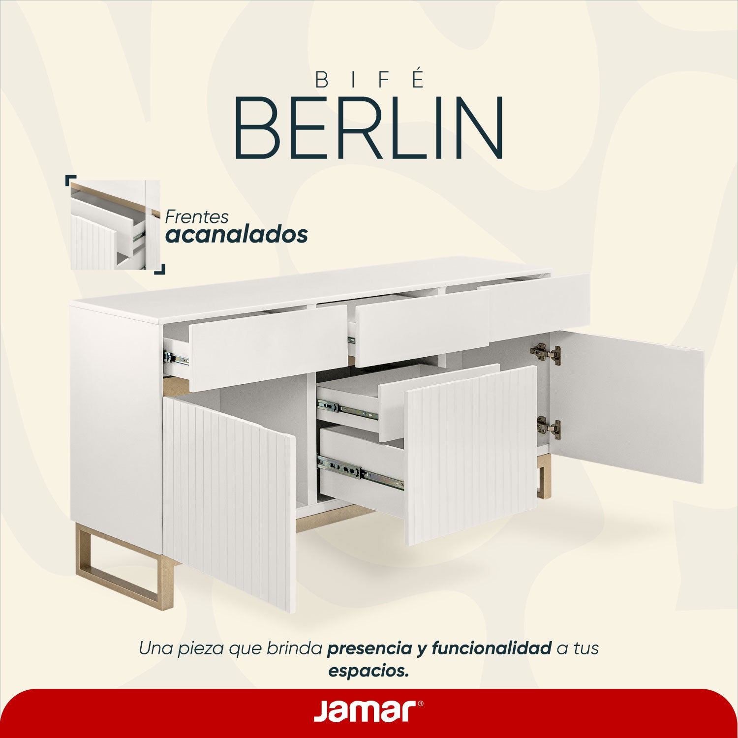 Bifé Berlin Blanco Perla, Champaña Premium