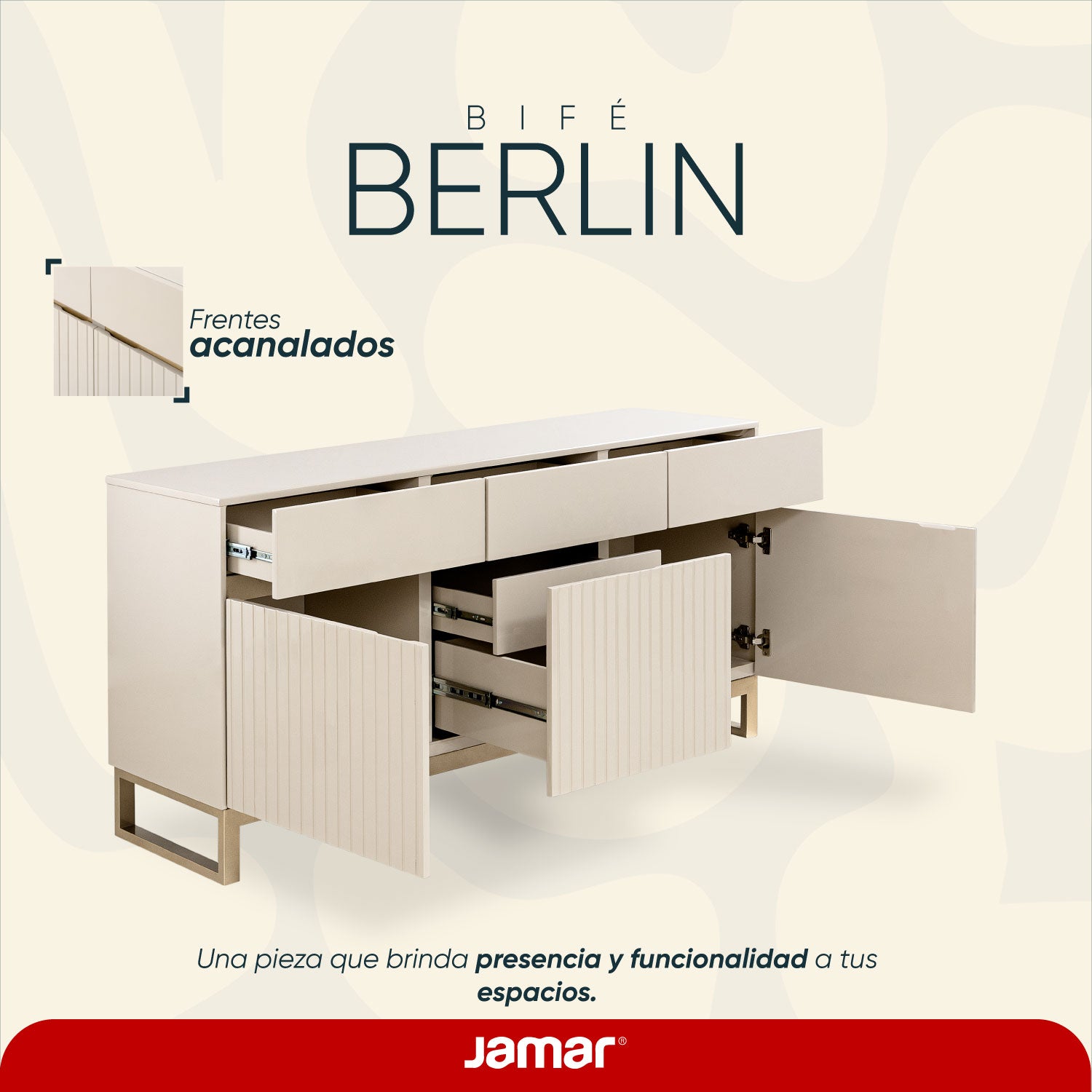 Bifé Berlin Greige, Champaña Premium