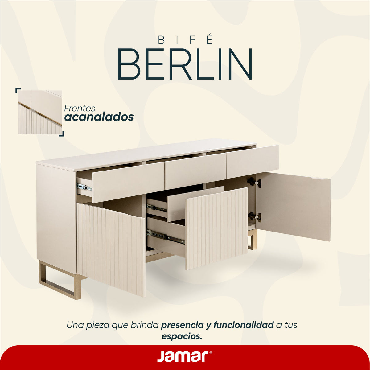 Bifé Berlin Greige, Champaña Premium