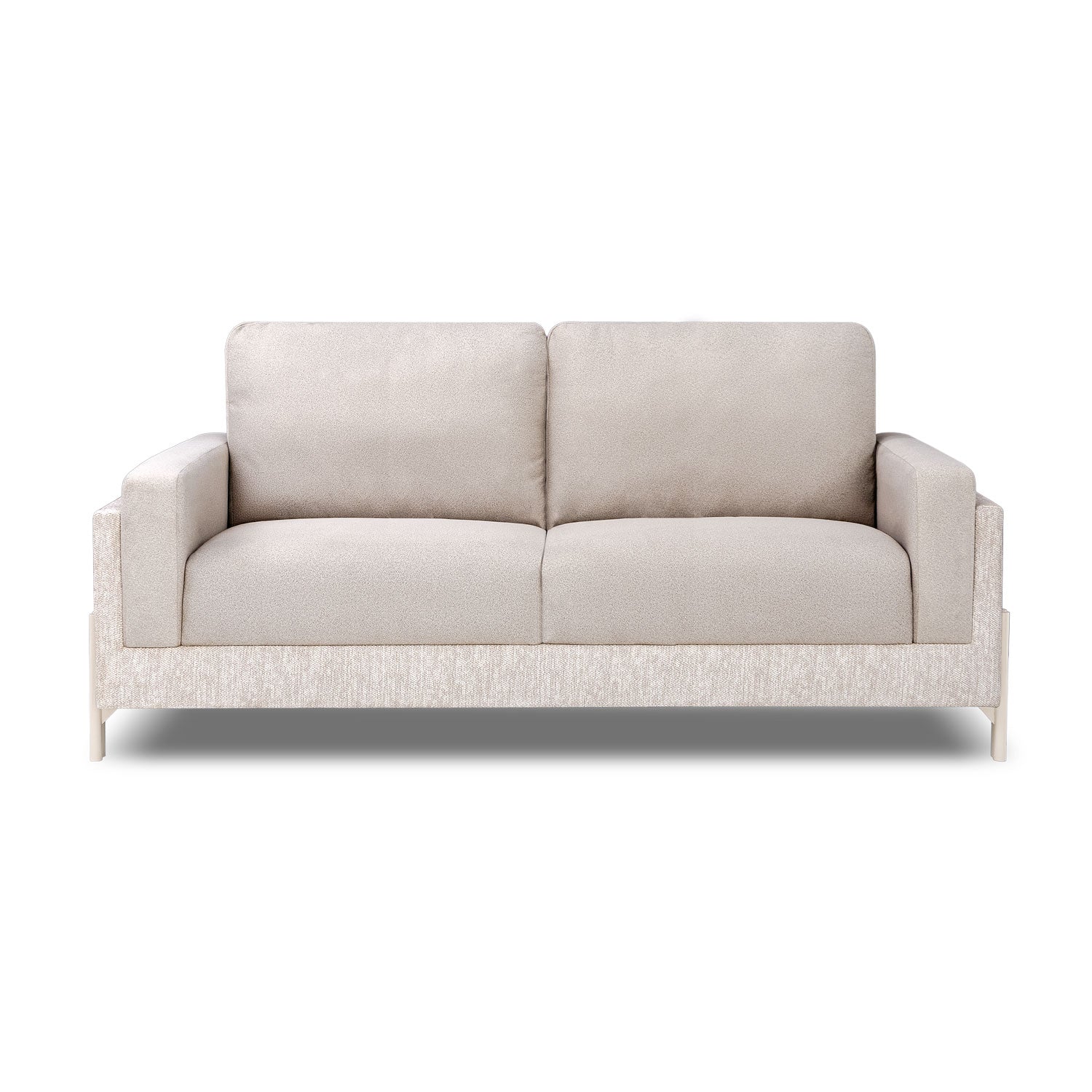 Sofa 3 Puestos Arthur Velvet Serena Cocoa,Latte.
