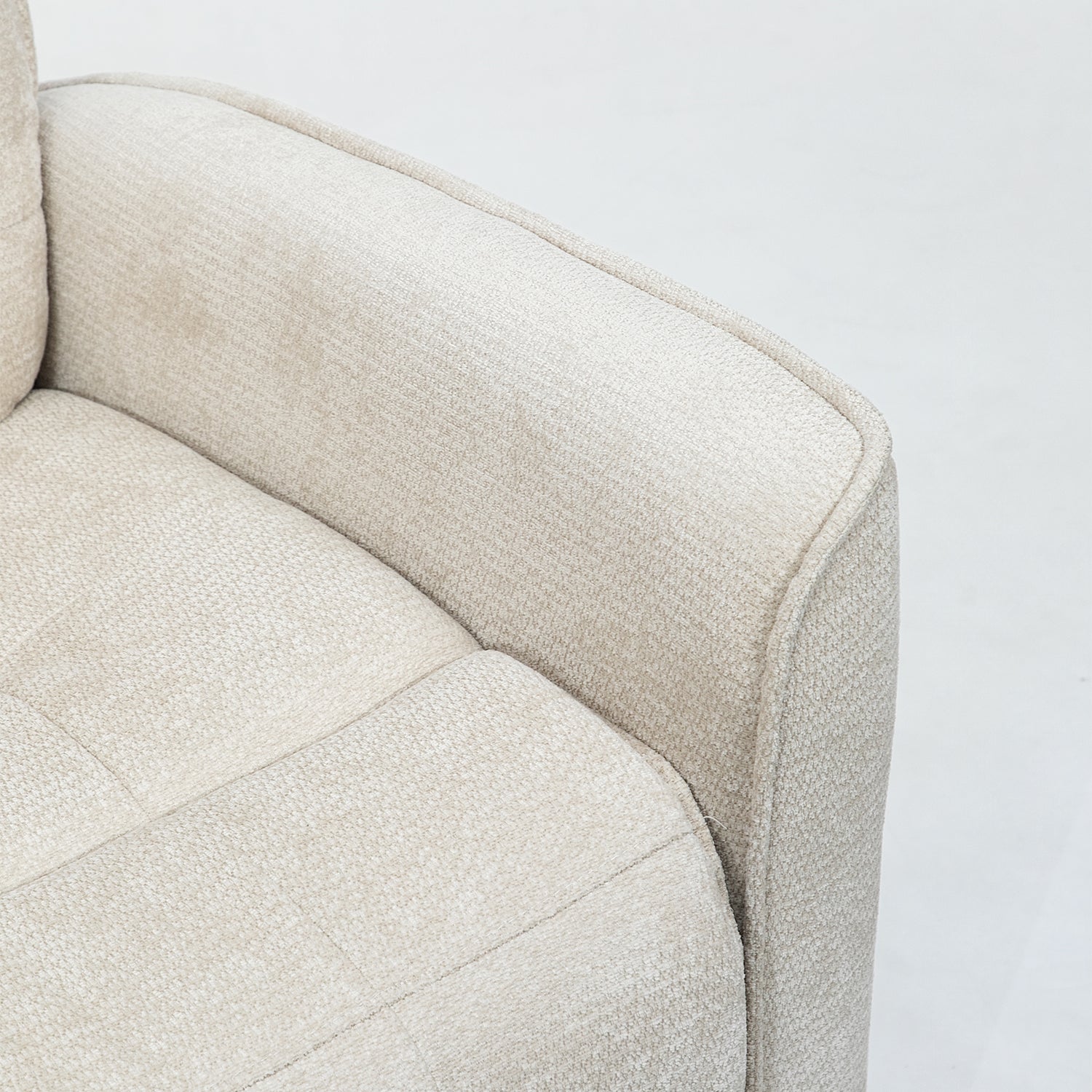 Sillón Reclinable Eléctrico Maya Chenille Blanco