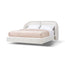 Cama Queen Sienna Microfibra Burdeux Crudo
