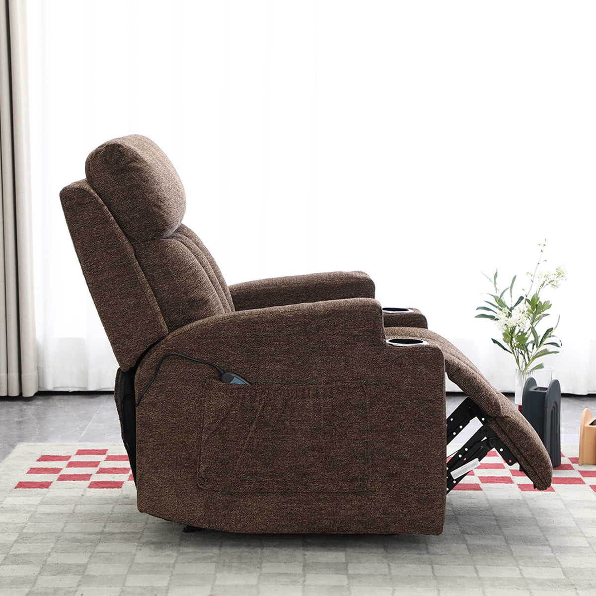 Sillón Reclinable Omega Chenille Mocca