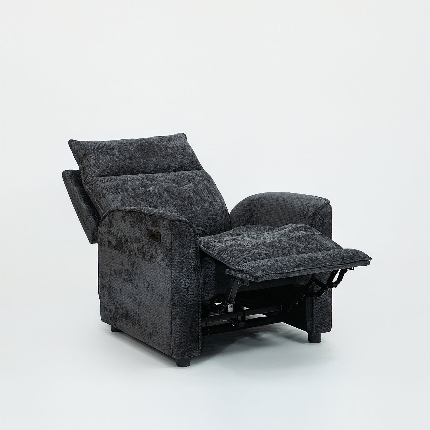 Sillón Reclinable Eléctrico Maya Chenille Plomo