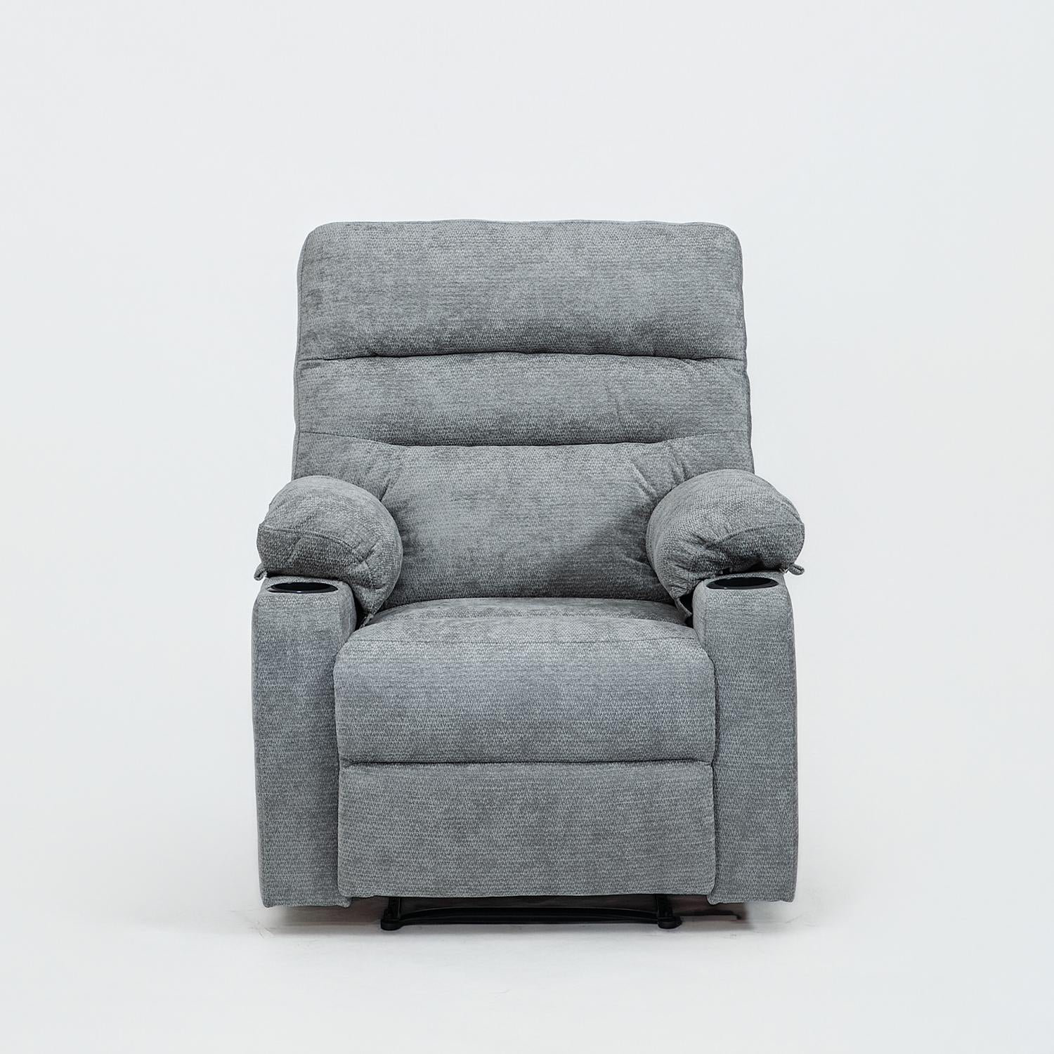 Sillón Reclinable Ari Chenille Gris